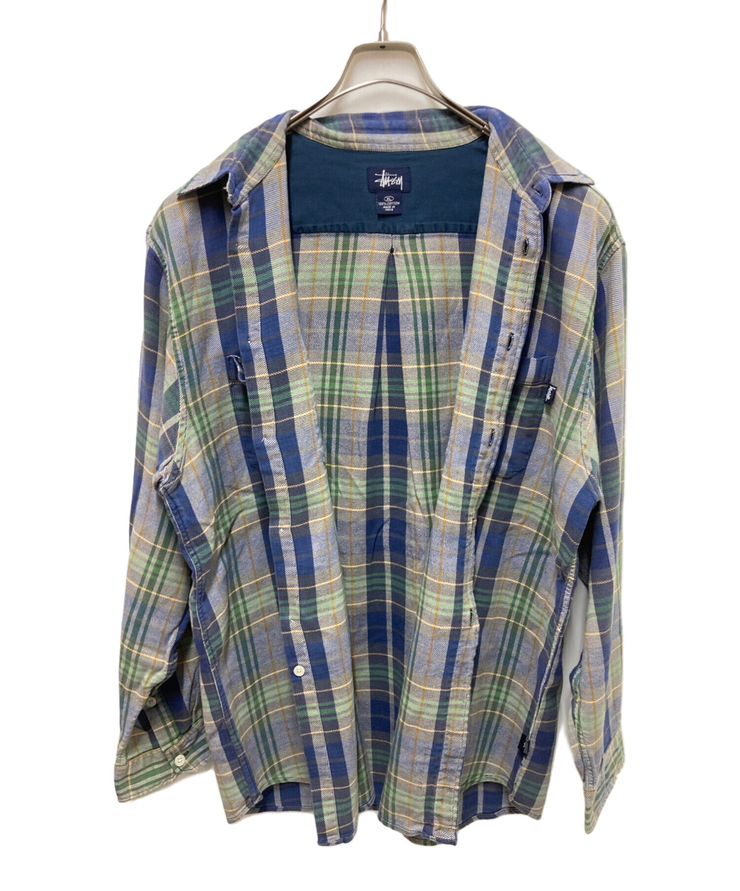 Stussy(ステューシー) 00S AUTHENTICタグ チェック シャツ ジャケット