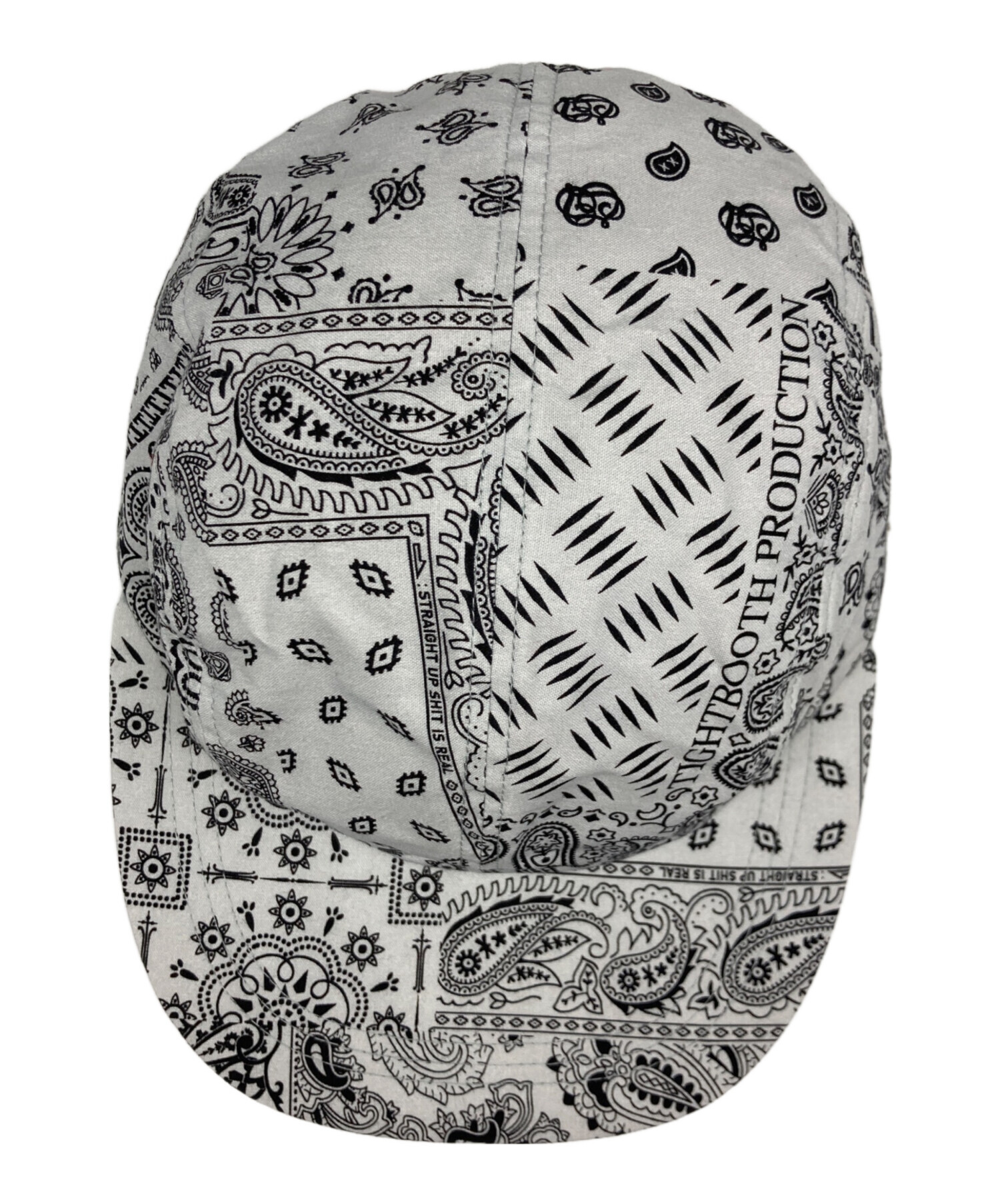 TIGHTBOOTH PAISLEY CAMP CAP BLK キャップ Supreme Velvet Paisley