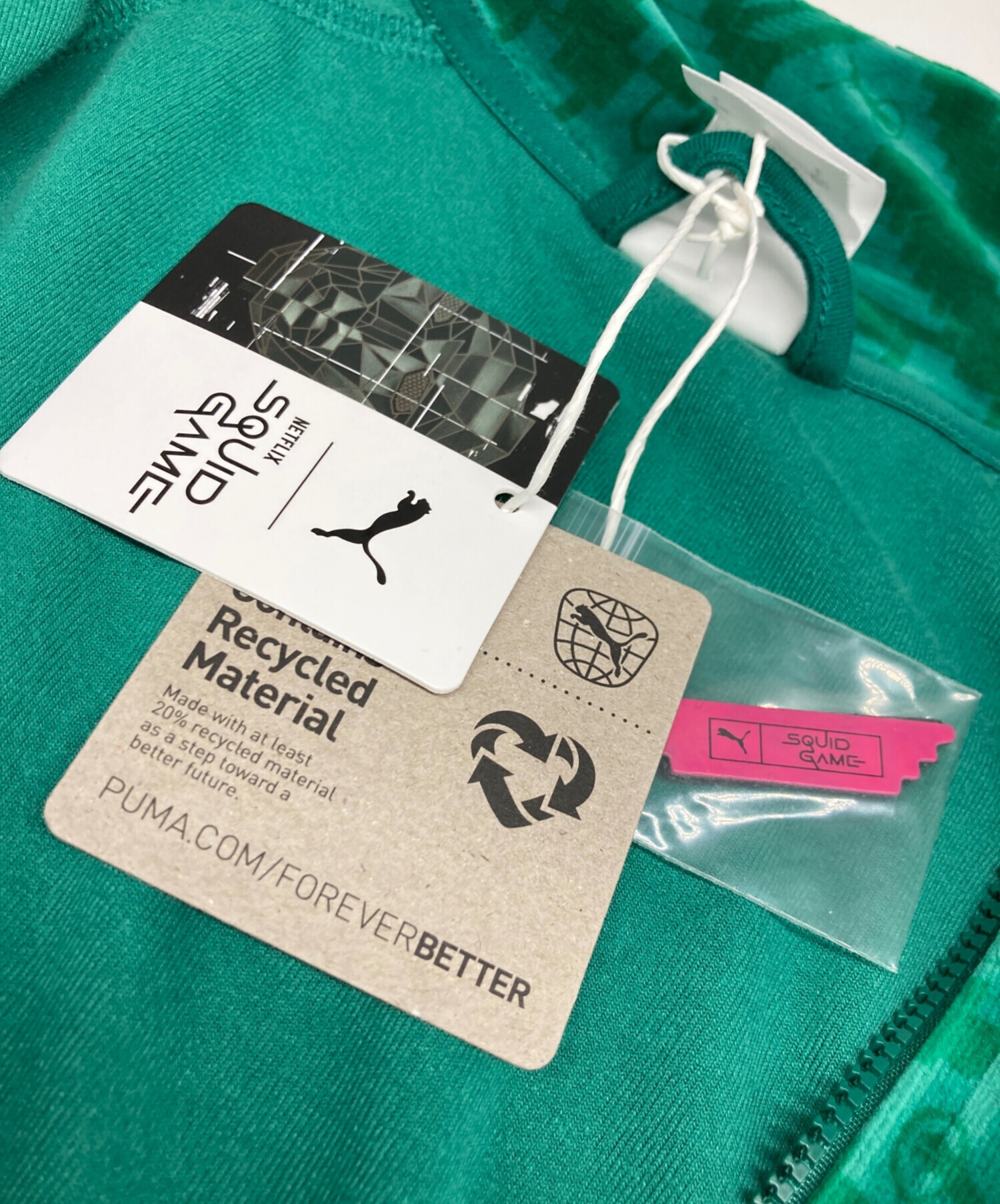 中古・古着通販】PUMA (プーマ) トラックジャケット グリーン サイズ:L