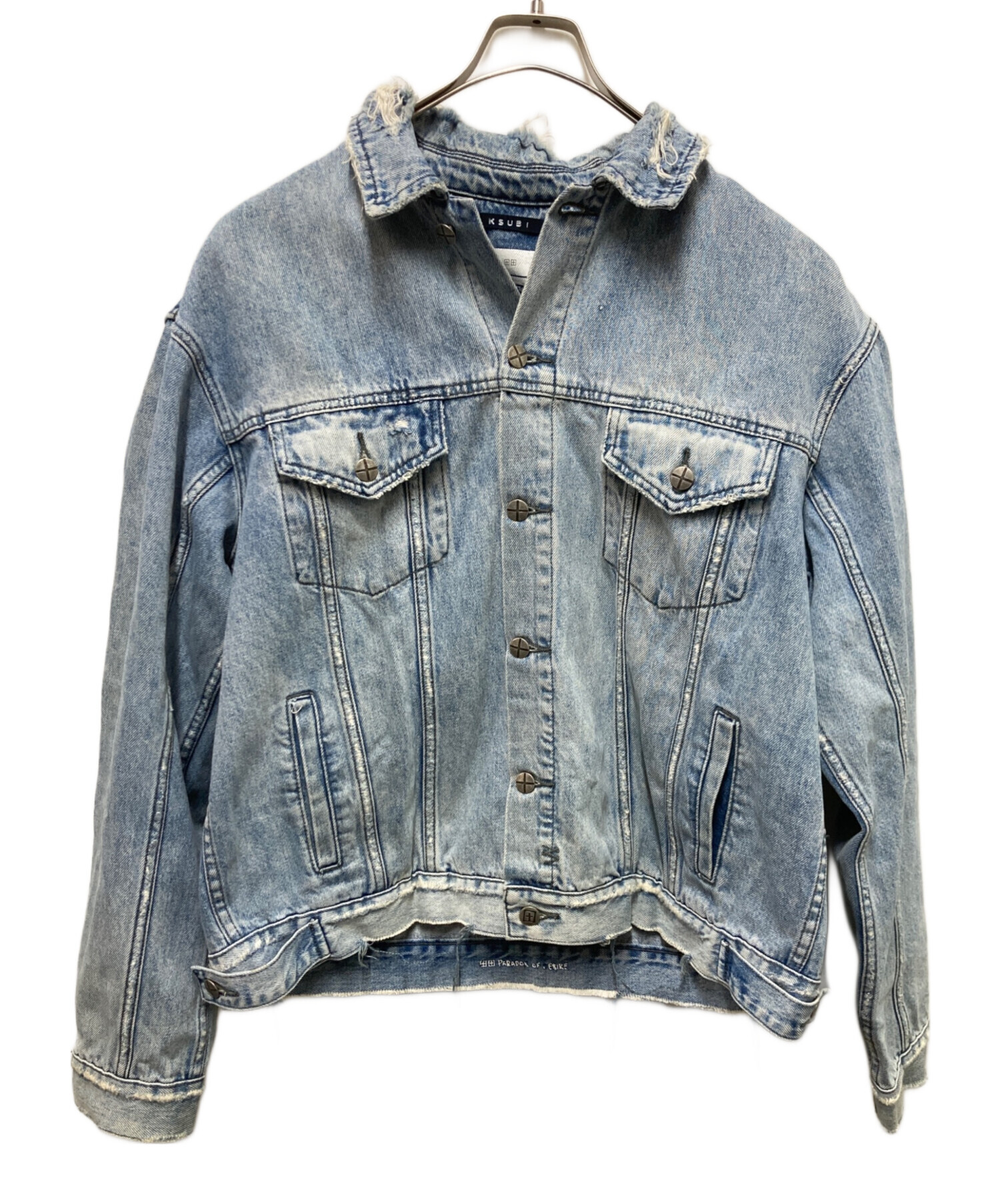 中古・古着通販】Ksubi (スビ) クラッシュデニムジャケット インディゴ 