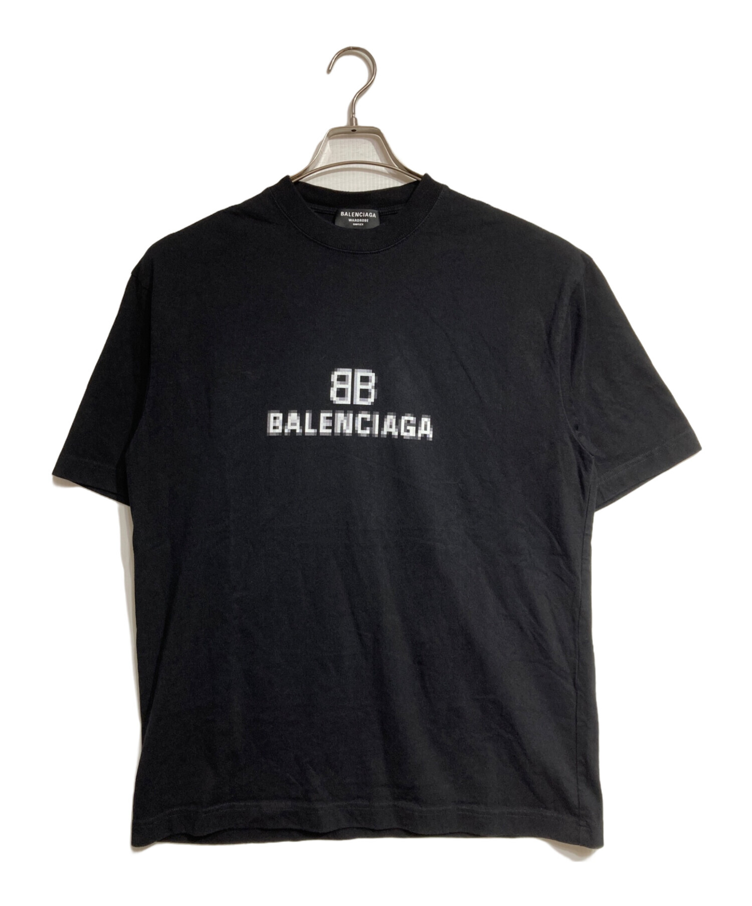 balenciaga ロゴ入り 半袖Tシャツ 黒　xs BALENCIAGA（バレンシアガ）Tシャツ・カットソー 黒 サイズ:XS メンズ