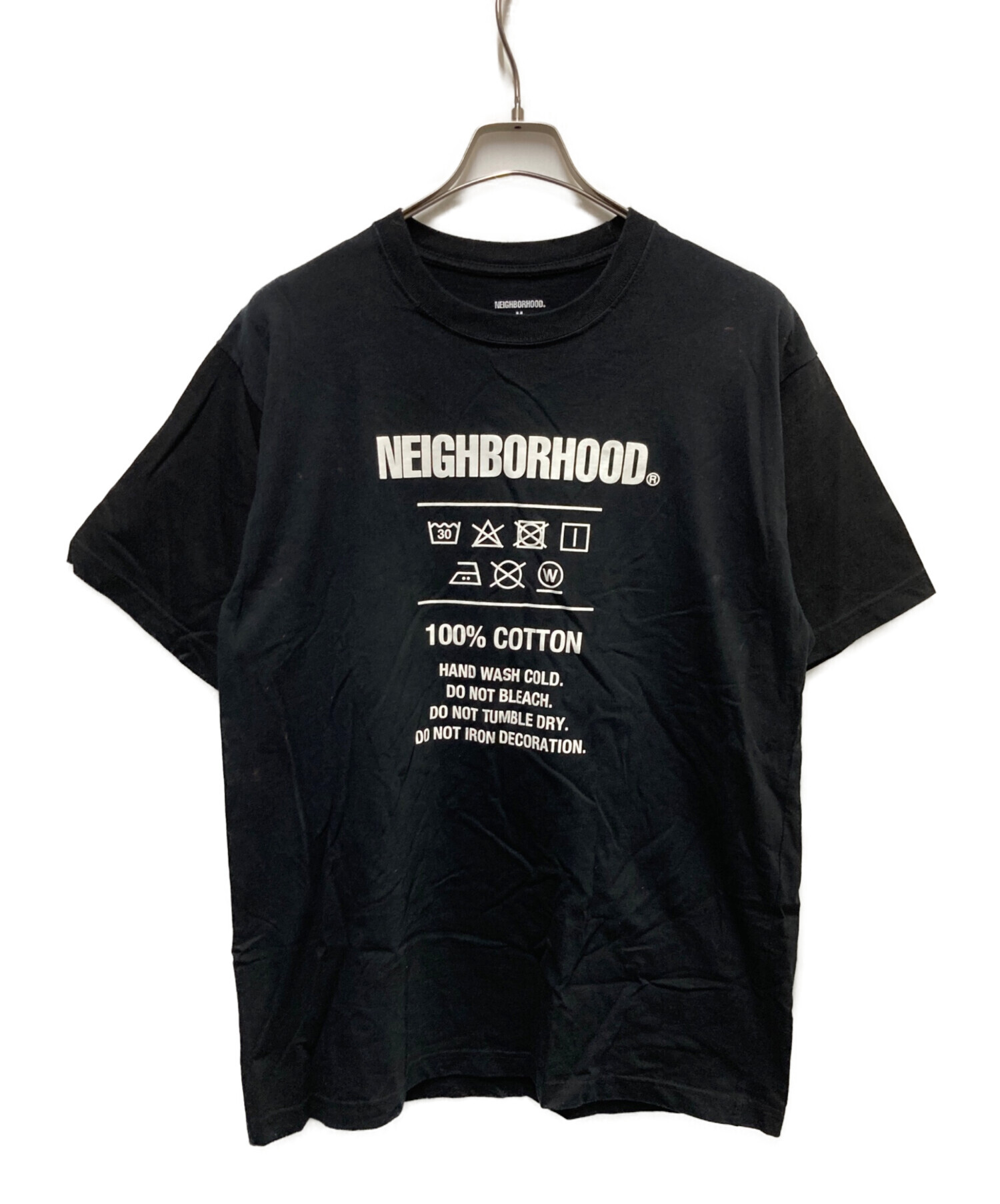 中古・古着通販】NEIGHBORHOOD (ネイバーフッド) QC C-TEE ブラック 