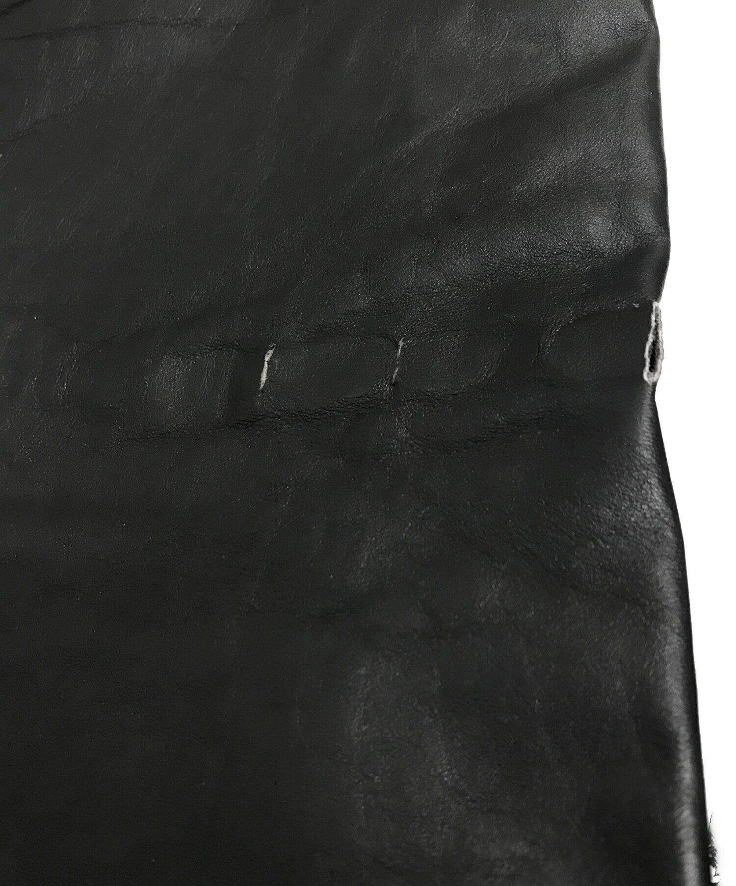 中古・古着通販】VANSON (バンソン) レザーパンツ ブラック サイズ