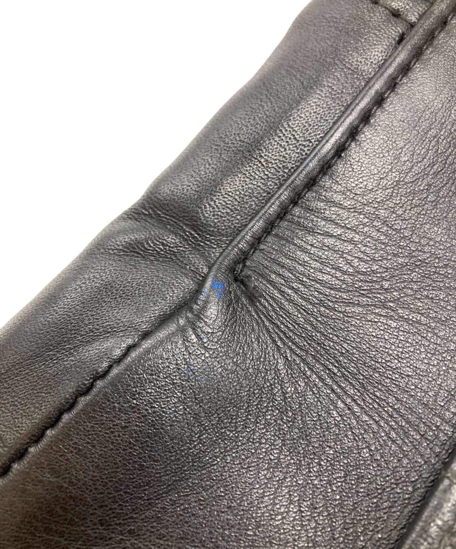 中古・古着通販】Aero LEATHER (エアロレザー) レザーパンツ ブラック