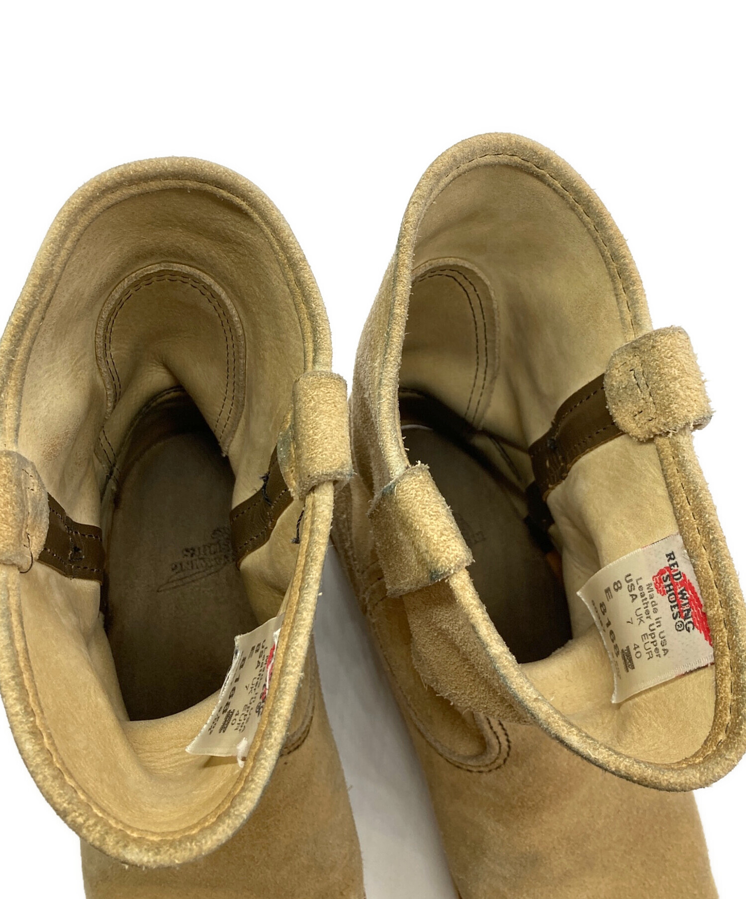 RED WING(レッドウィング) ⁄ ペコスブーツ⁄UK7⁄86081⁄ソール減り RED