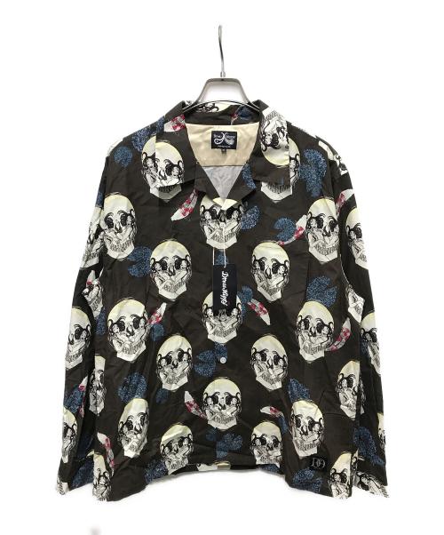 中古・古着通販】DRESS HIPPY (ドレスヒッピー) FACE TWO SKULL L/S