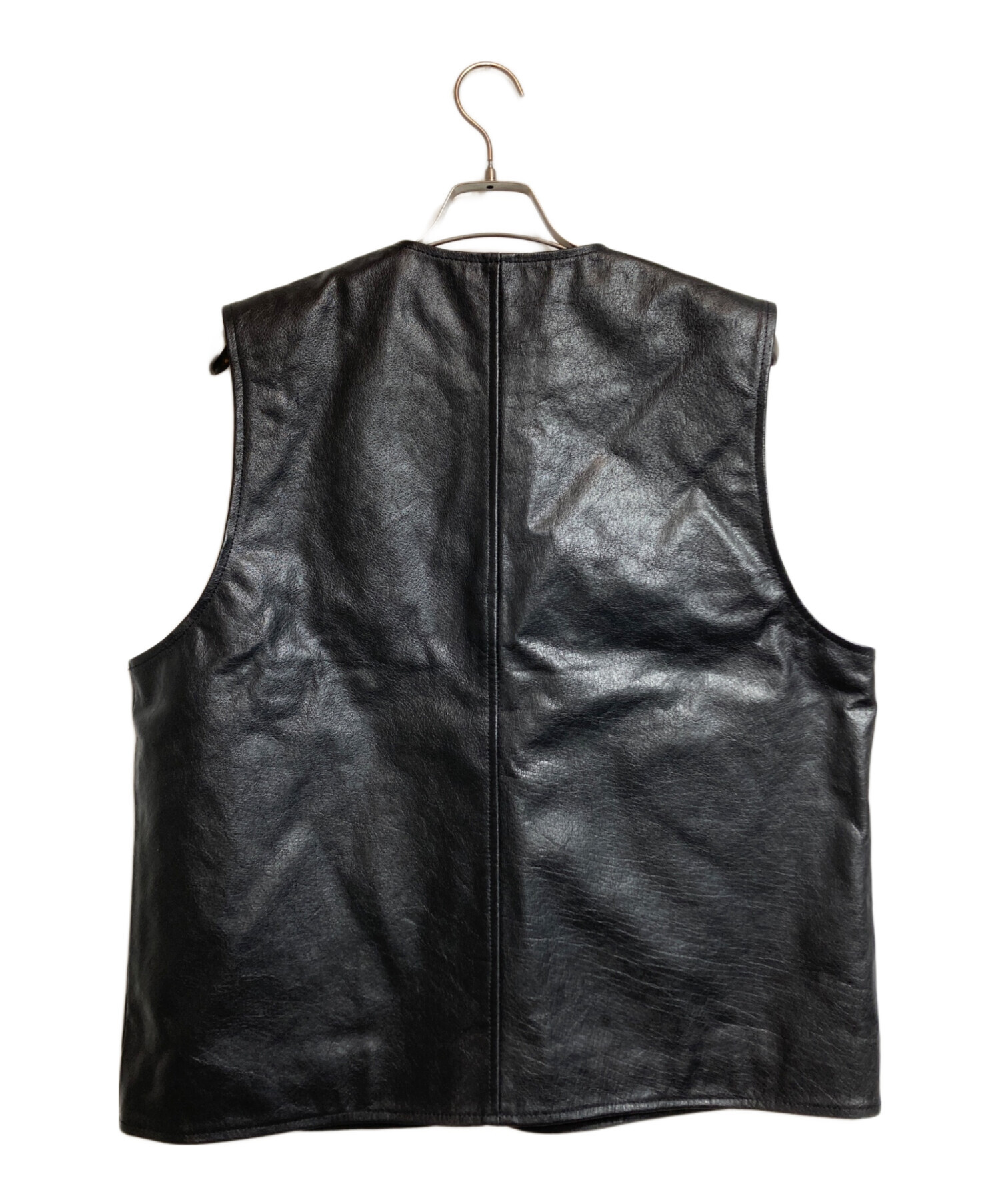 中古・古着通販】AT-DIRTY (アットダーティ) JERKIN LEATHER VEST