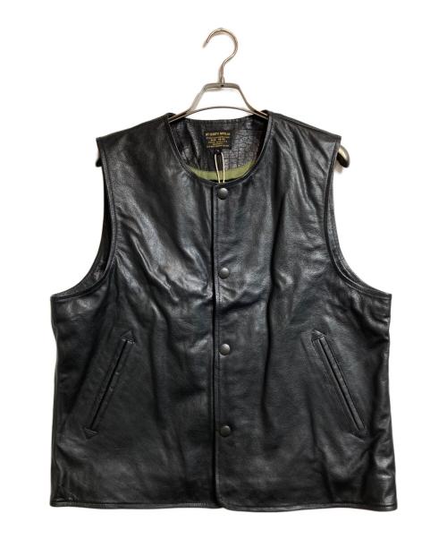 中古・古着通販】AT-DIRTY (アットダーティ) JERKIN LEATHER VEST