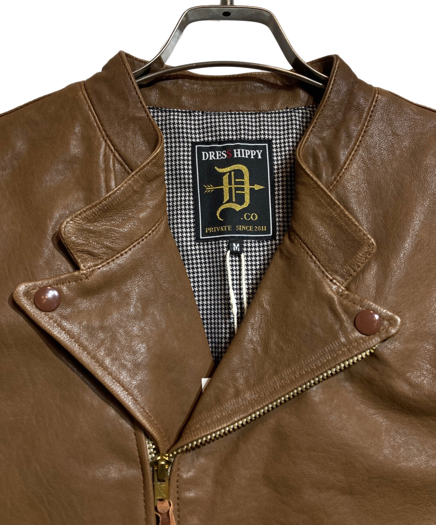 中古・古着通販】AT-DIRTY (アットダーティ) DH-RIDERS LEATHER JACKET