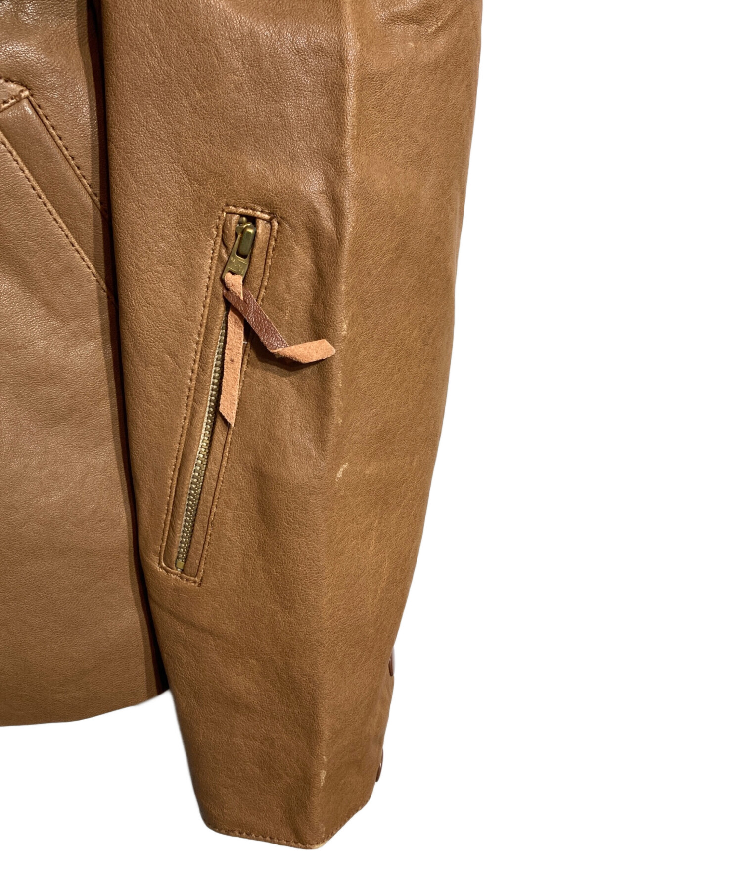 中古・古着通販】AT-DIRTY (アットダーティ) DH-RIDERS LEATHER JACKET