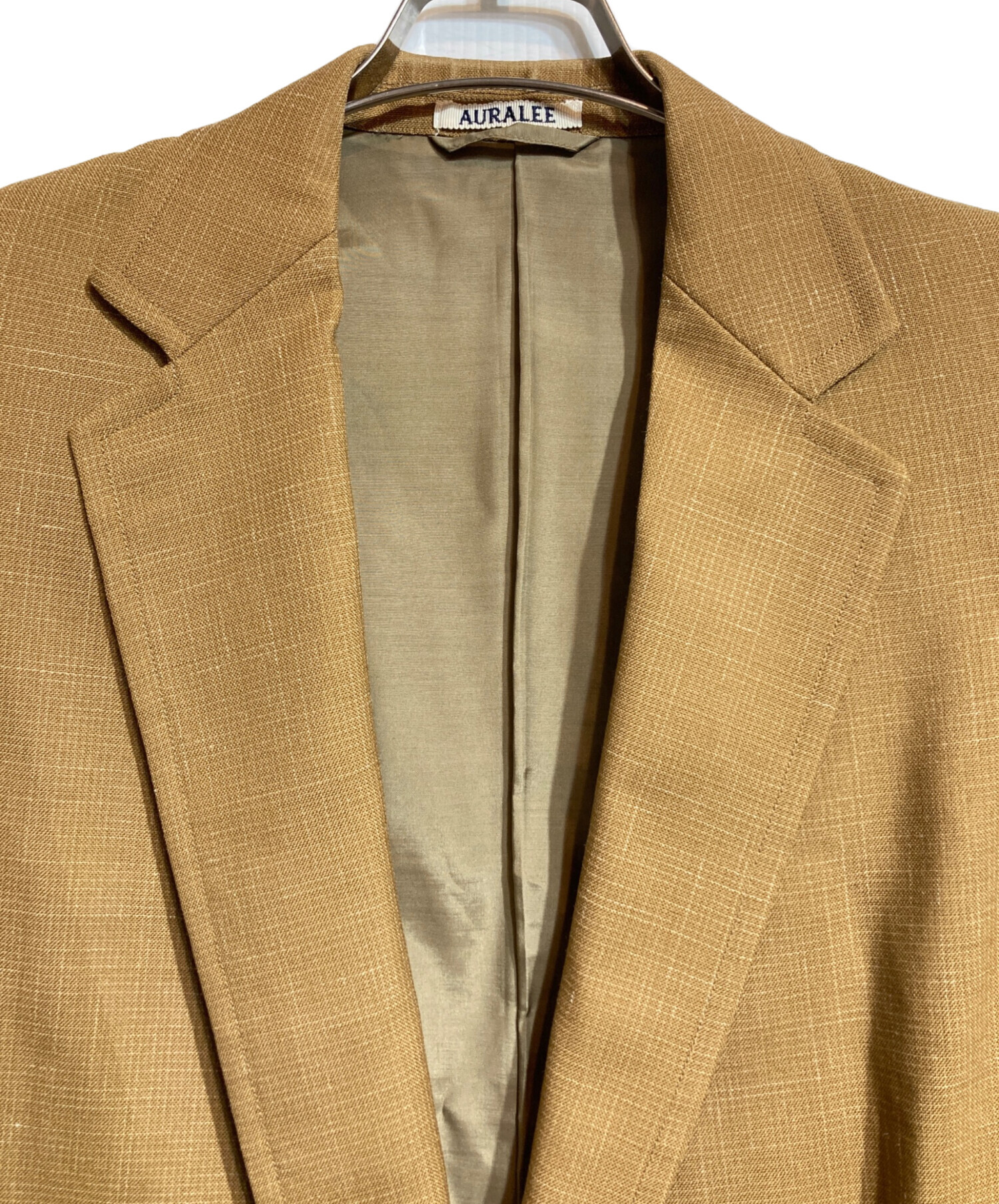 中古・古着通販】AURALEE (オーラリー) WOOL CUPRA LINEN CLOTH JACKET