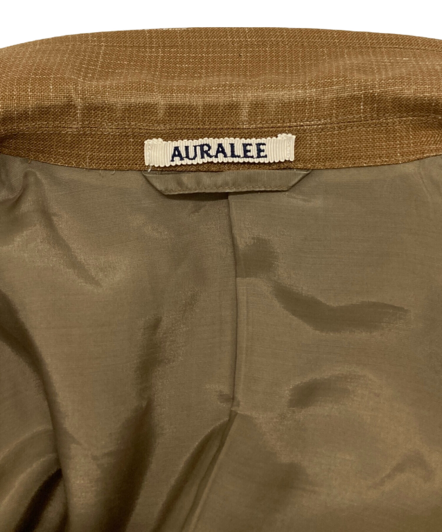 中古・古着通販】AURALEE (オーラリー) WOOL CUPRA LINEN CLOTH JACKET