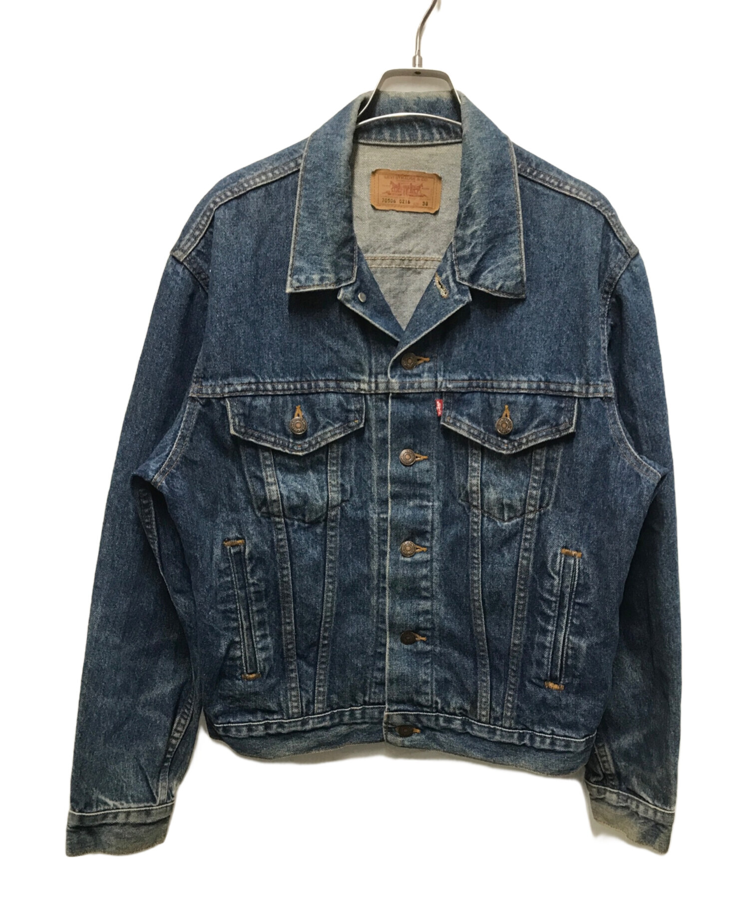中古・古着通販】LEVI'S (リーバイス) 90'Sデニムジャケット ブラック
