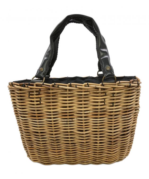 中古・古着通販】ebagos (エバゴス) レザーカゴバッグ ブラウン