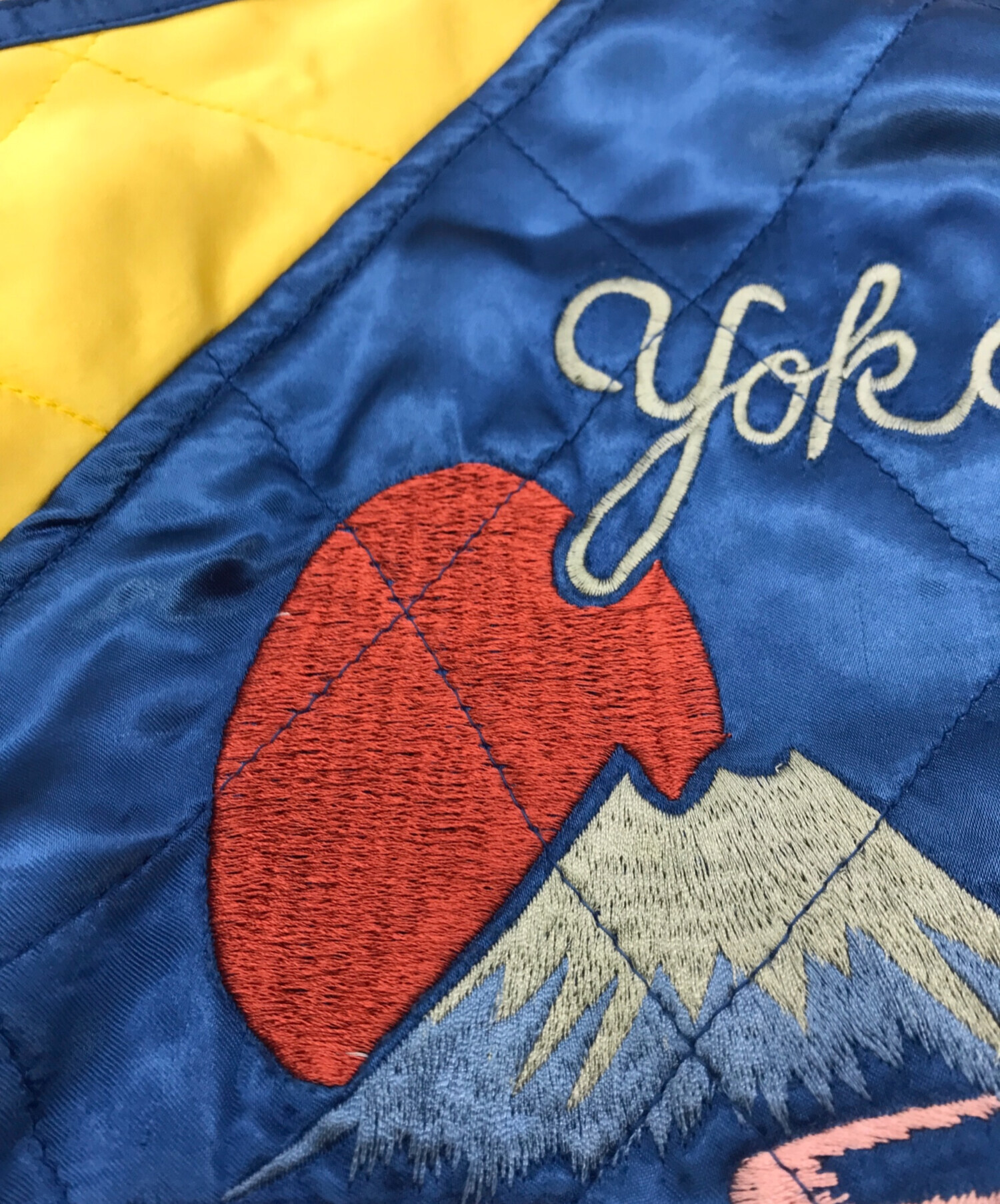 中古・古着通販】SWITCH (スイッチ) スカジャン ネイビー×イエロー