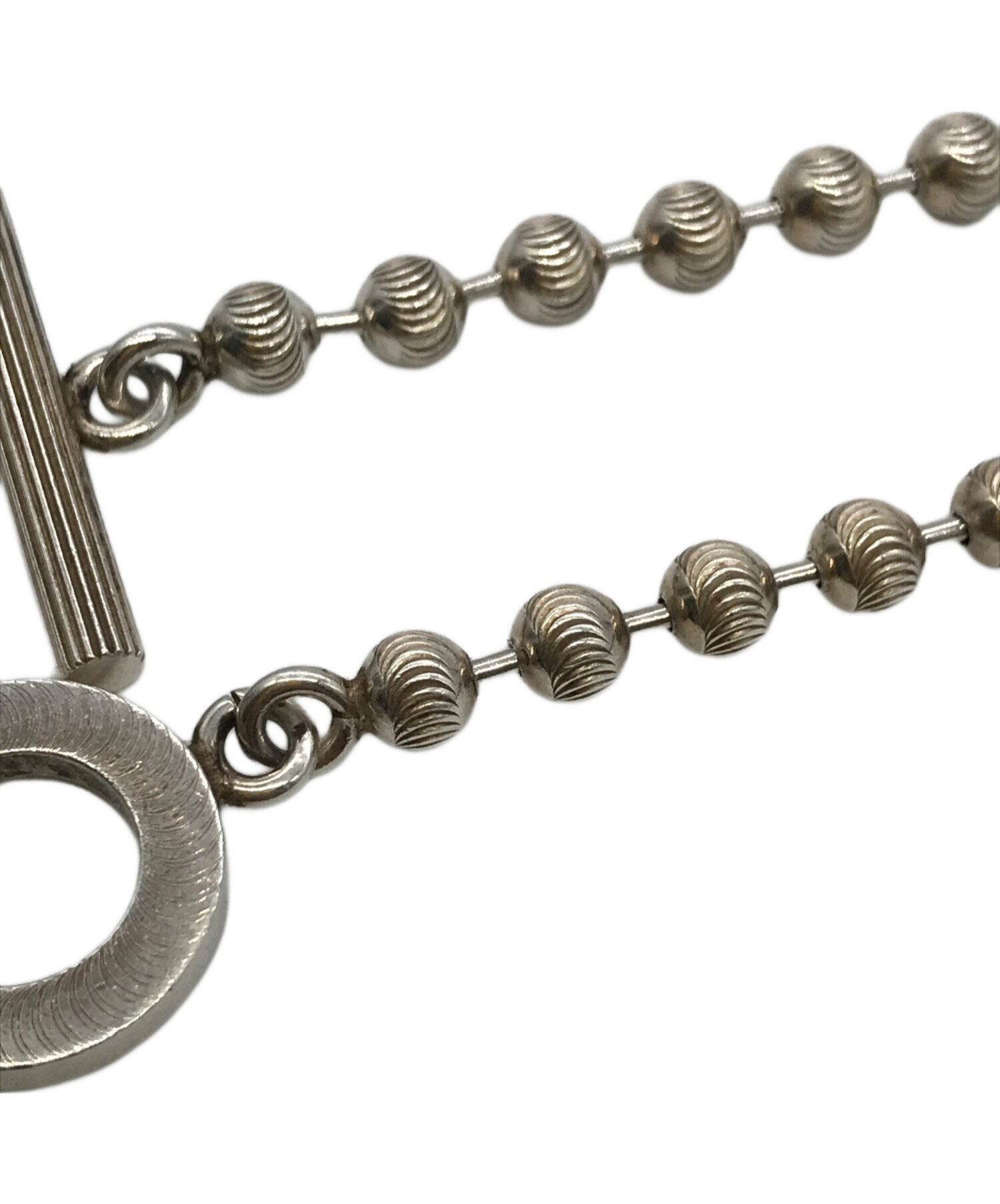 中古・古着通販】GUCCI (グッチ) ボールチェーントグルネックレス