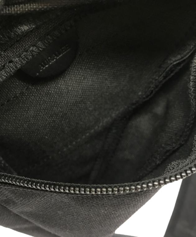 中古・古着通販】AURALEE (オーラリー) NYLON SADDLE BAG ブラック