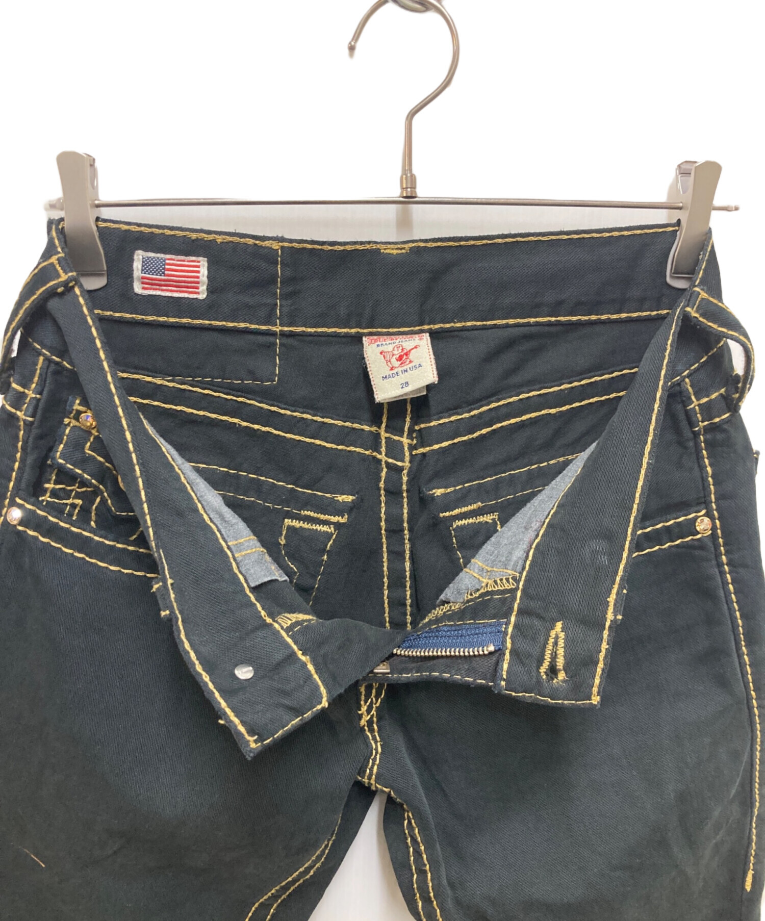 トゥルーレリジョン デニム フレア 28 中古・古着通販】TRUE RELIGION (トゥルー レリジョン) フレア
