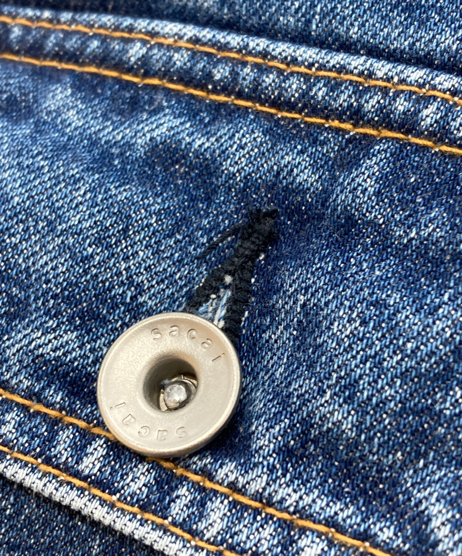 中古・古着通販】sacai (サカイ) フレアスリーブクロップドデニム