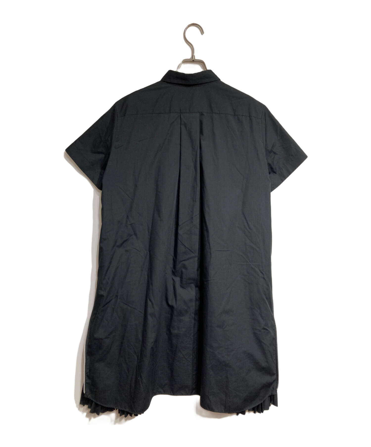 中古・古着通販】sacai (サカイ) サイドジッププリーツシャツワンピ