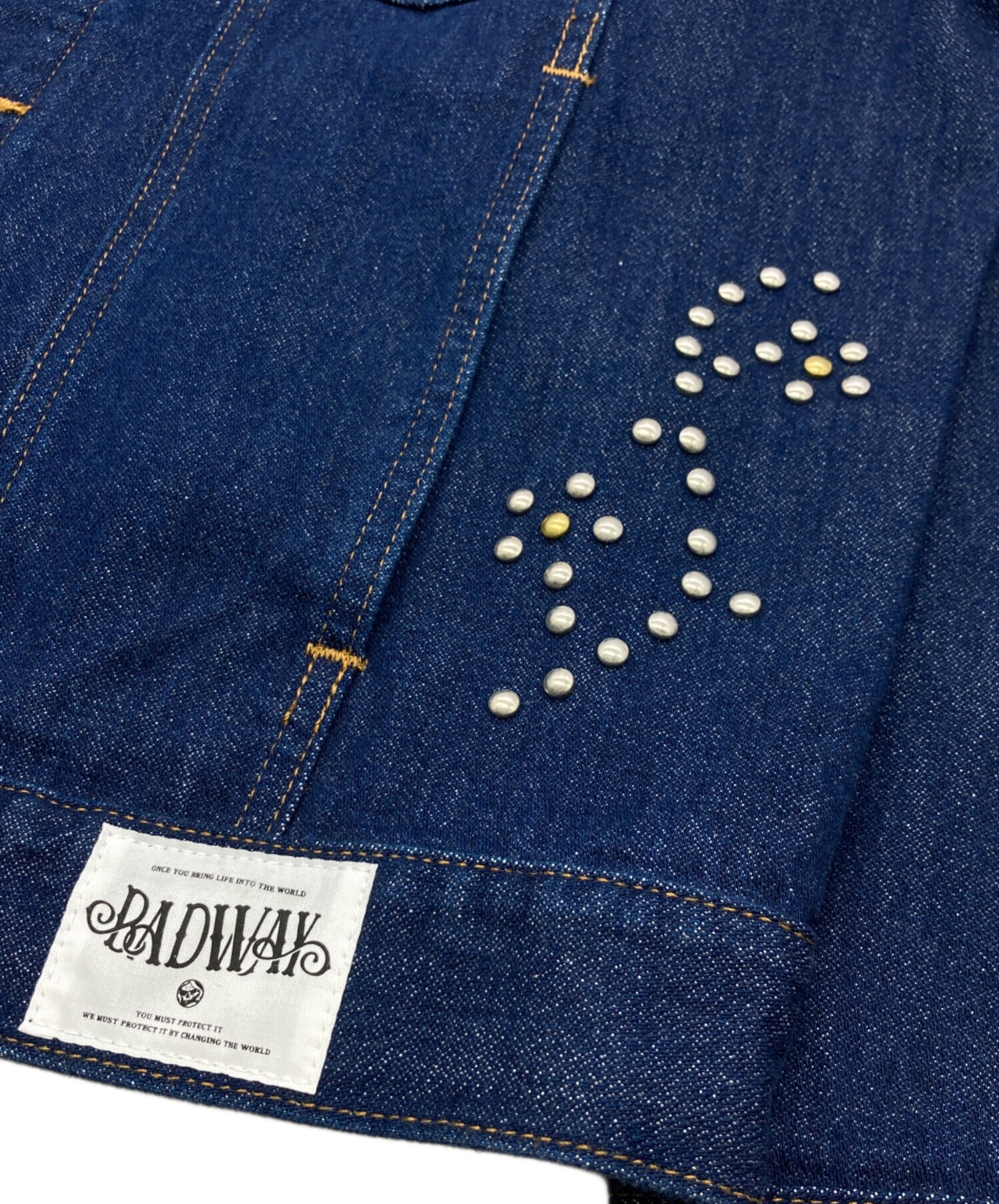 badway wrangler デニムジャケット スタッズ 即完売品】Badway
