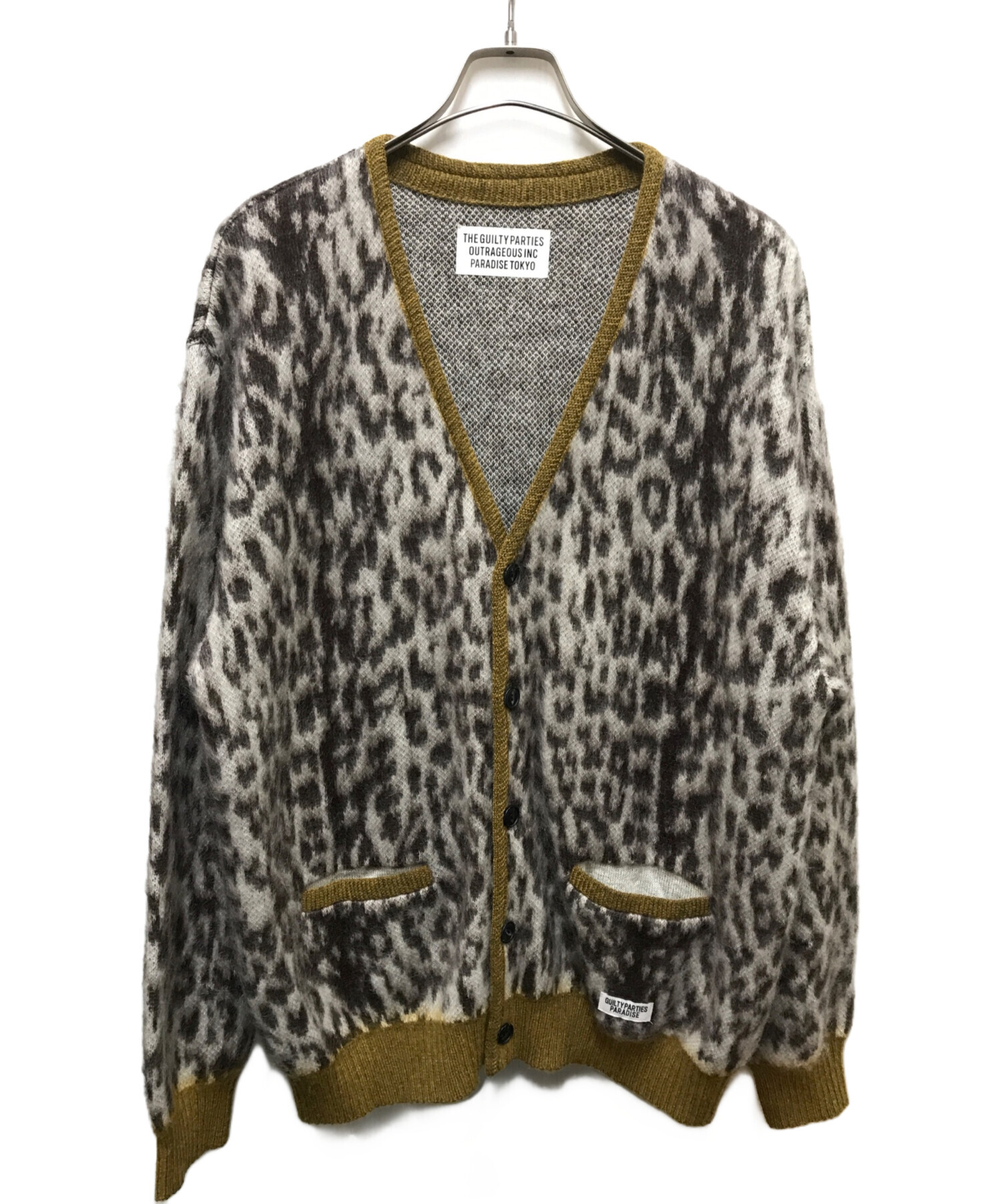 中古・古着通販】WACKO MARIA (ワコマリア) LEOPARD MOHAIR CARDIGAN