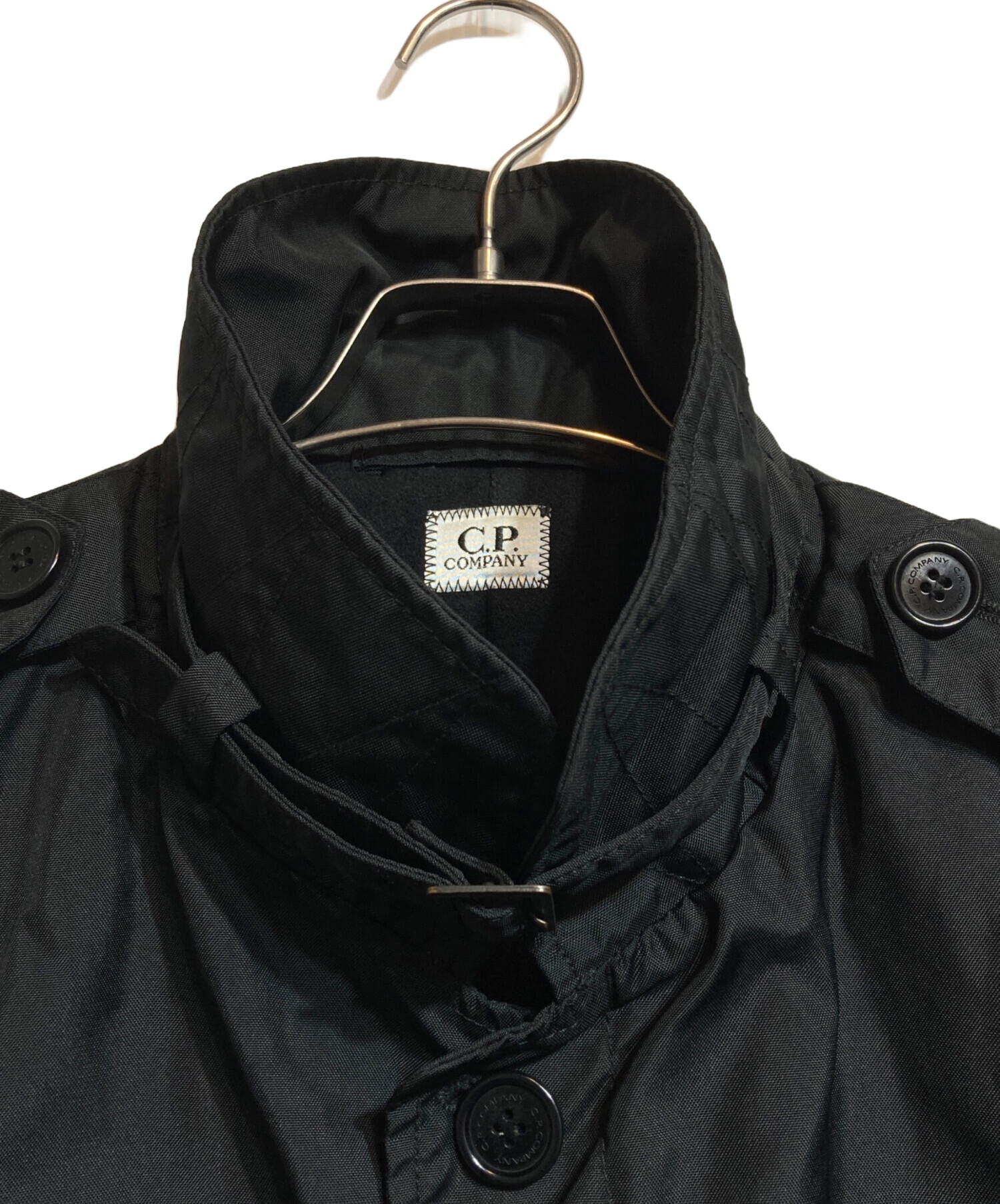 ☆90-00 年代 レア CP COMPANY イタリア製 古着コート 黒 50 ☆90-00 年代