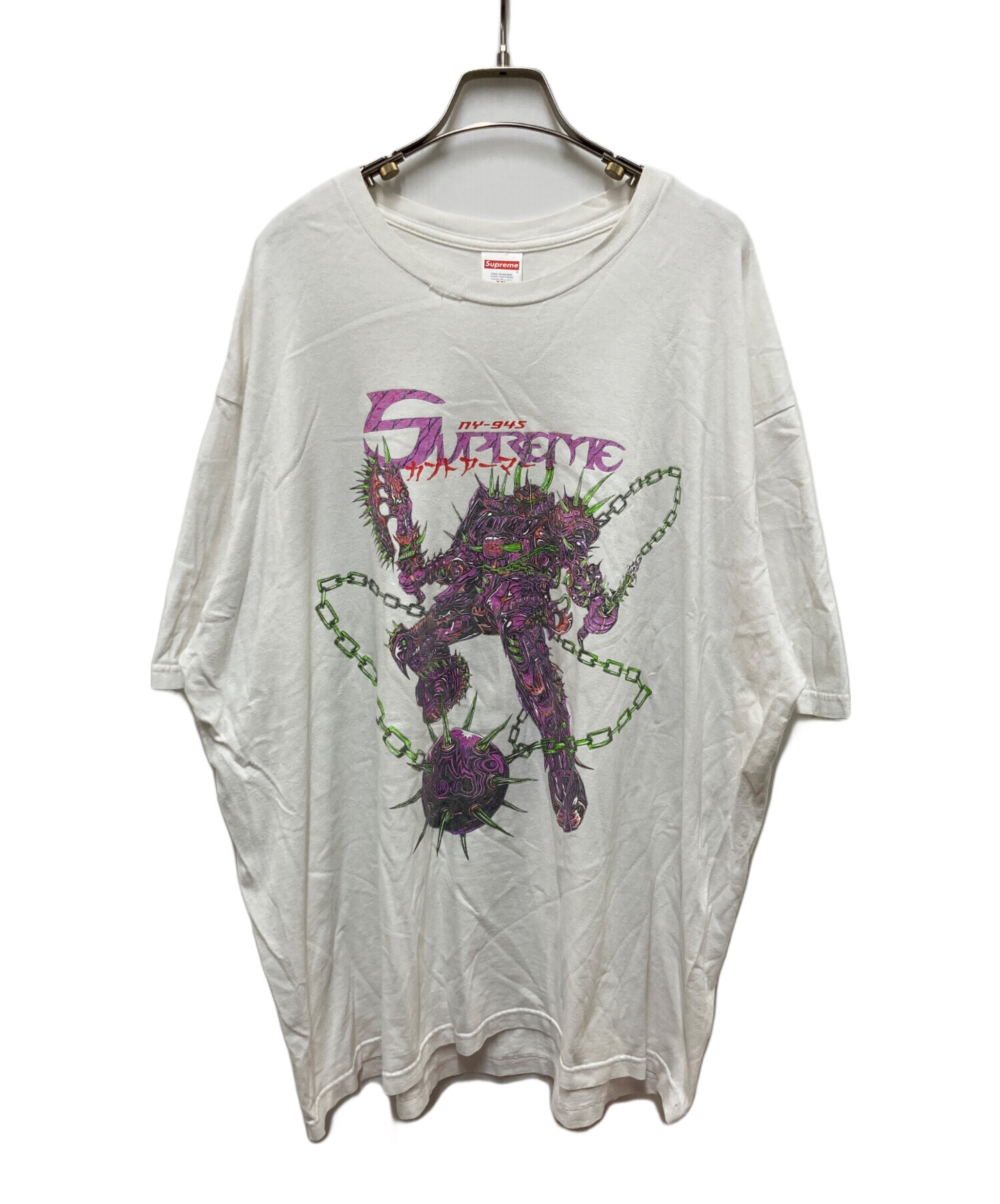 supreme ロンT デッドストック リメイク シュプリーム 00s 中古・古着通販】SUPREME (シュプリーム) Spikes Tee ホワイト サイズ