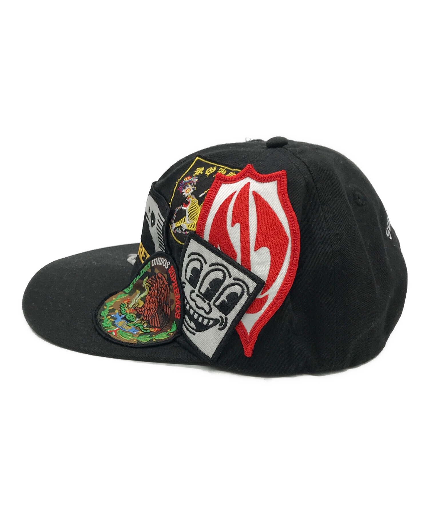 中古・古着通販】SUPREME (シュプリーム) Patches 6-Panel ブラック 
