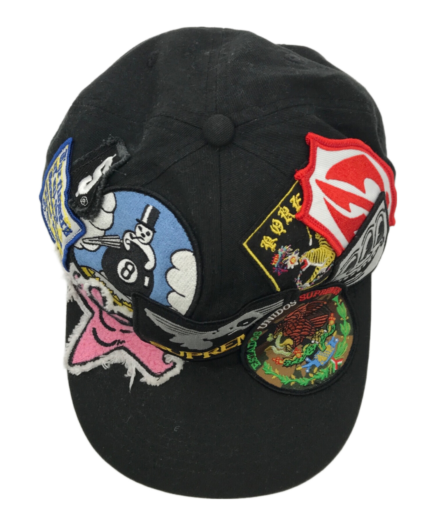 中古・古着通販】SUPREME (シュプリーム) Patches 6-Panel ブラック 