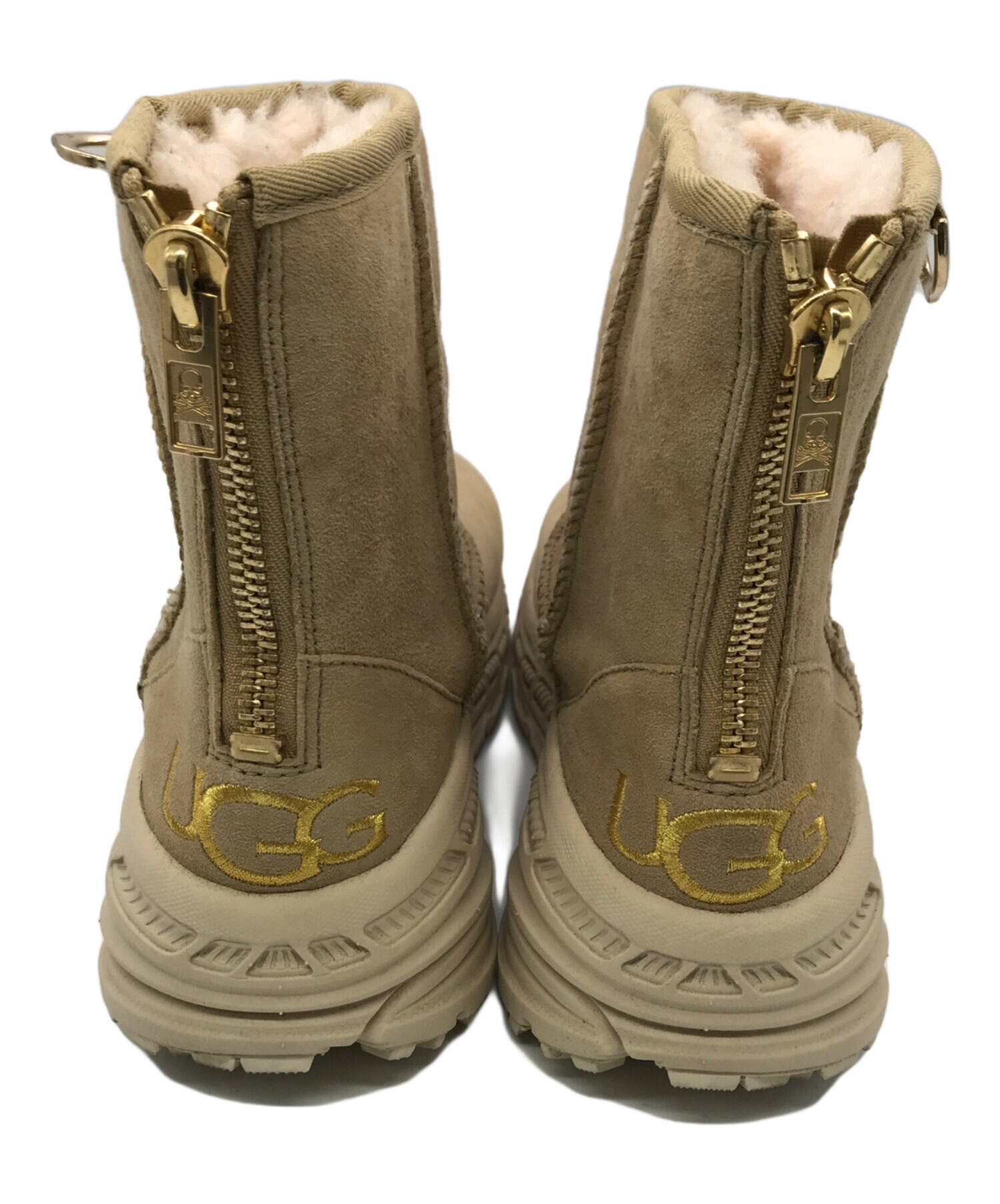UGG ムートンブーツ ベージュ 23cm 中古・古着通販】UGG (アグ) Mastermind JAPAN (マスター