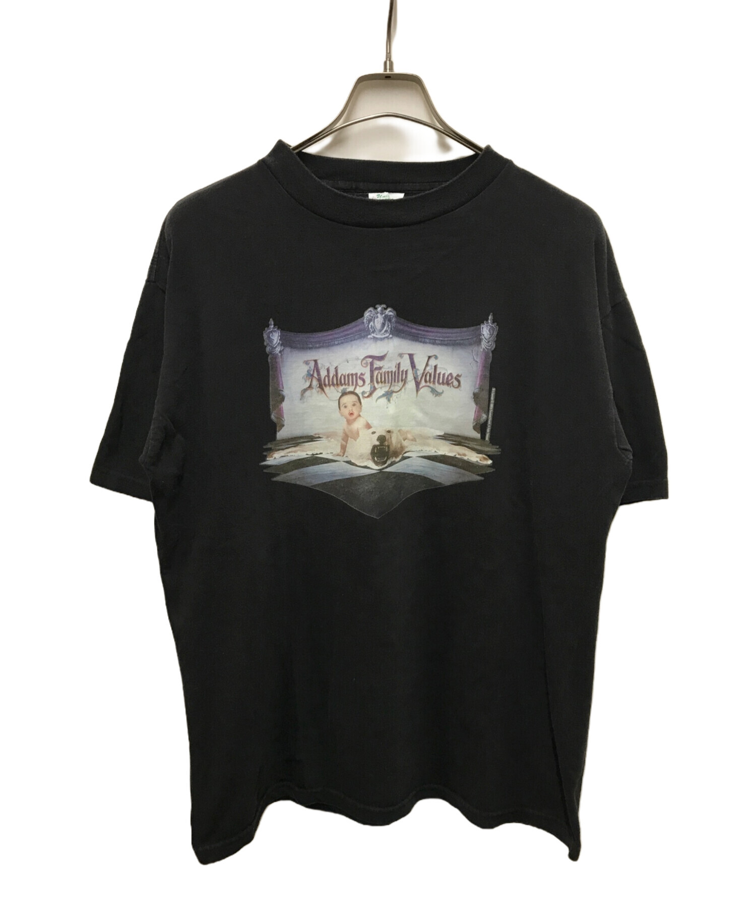 中古・古着通販】ADDAMS FAMILY (-) 90s ムービーTEE ブラック サイズ 