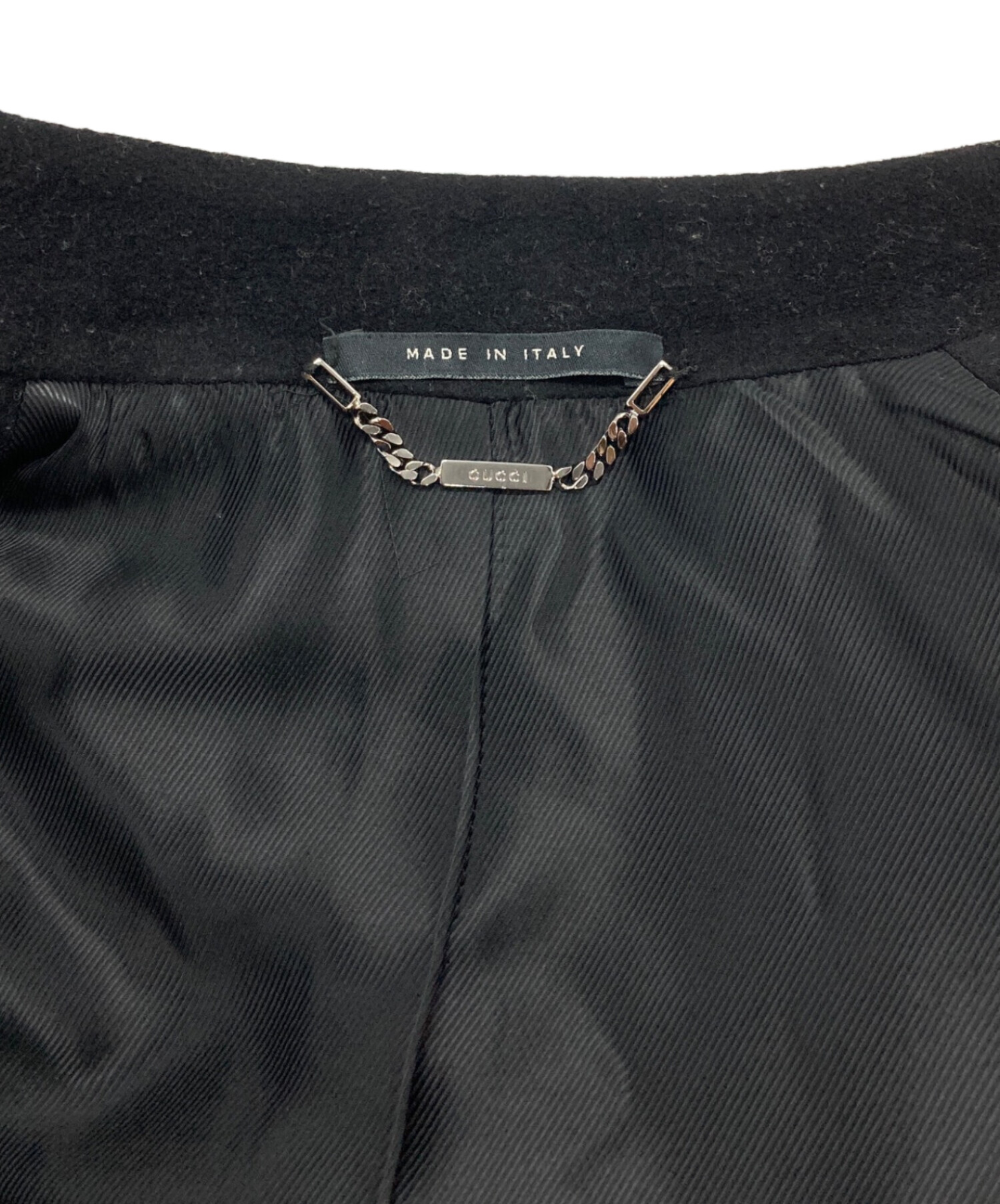 中古・古着通販】GUCCI (グッチ) ウールカシミヤスタンドカラーロング