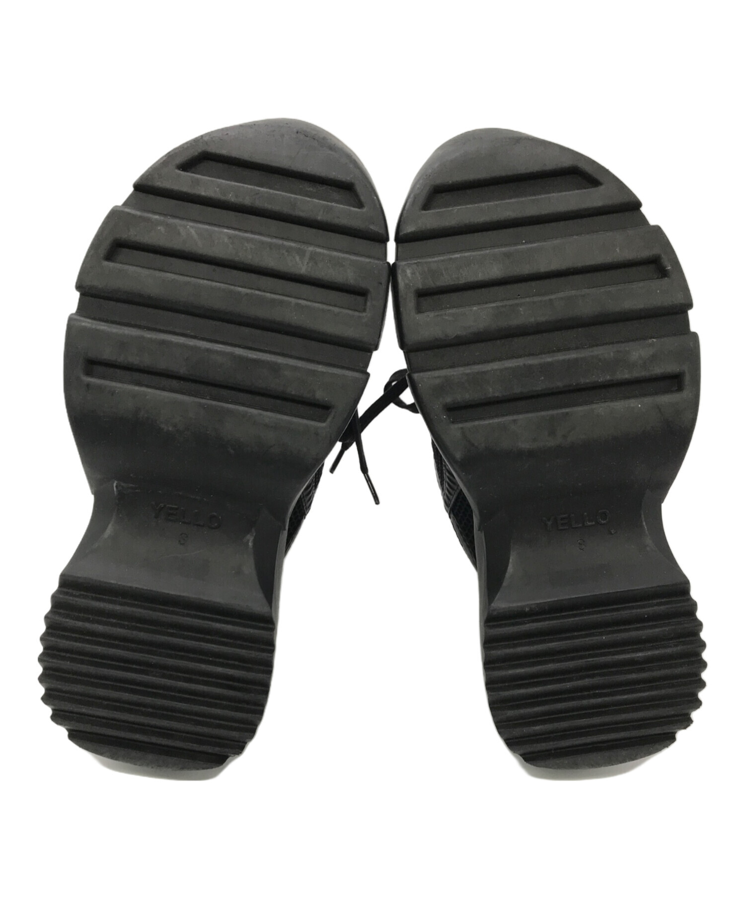 中古・古着通販】YELLO (イエロ) KERRI SABOT SNEAKERS ブラック