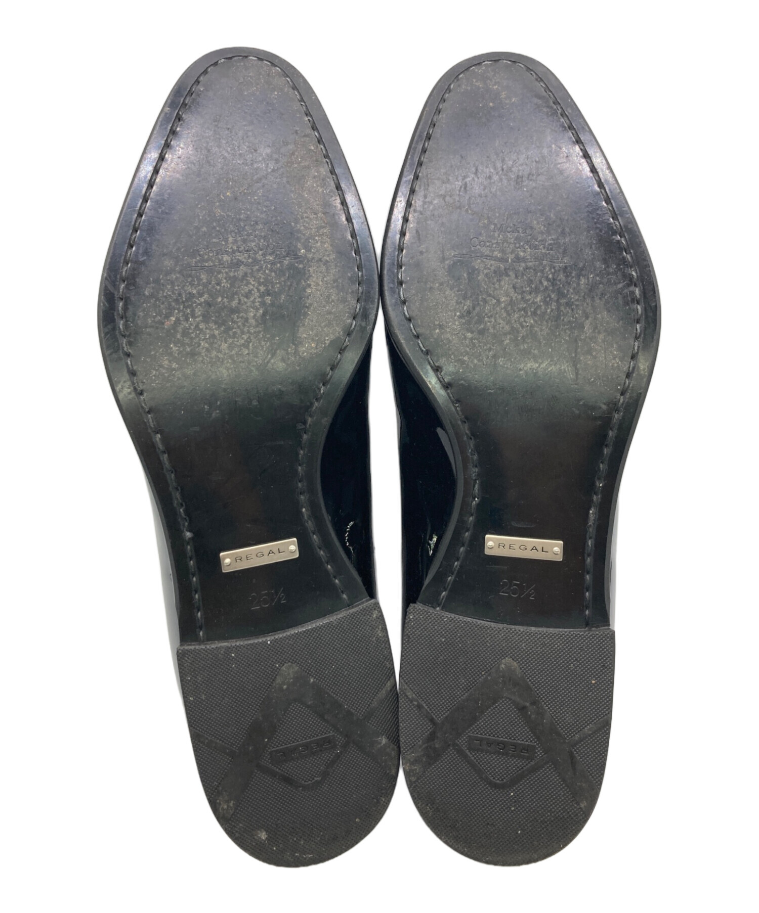 [2回使用美品]REGAL オペラシューズ 25cm(実質27cm程度) 中古・古着通販】REGAL (リーガル) エナメルオペラシューズ ブラック