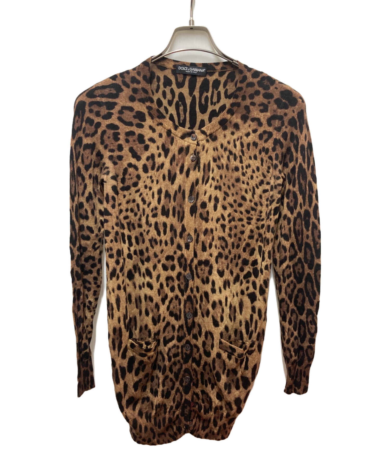 DOLCE & GABBANA ヒョウ柄カーディガン 40 中古・古着通販】DOLCE & GABBANA (ドルチェ＆ガッバーナ) レオパード