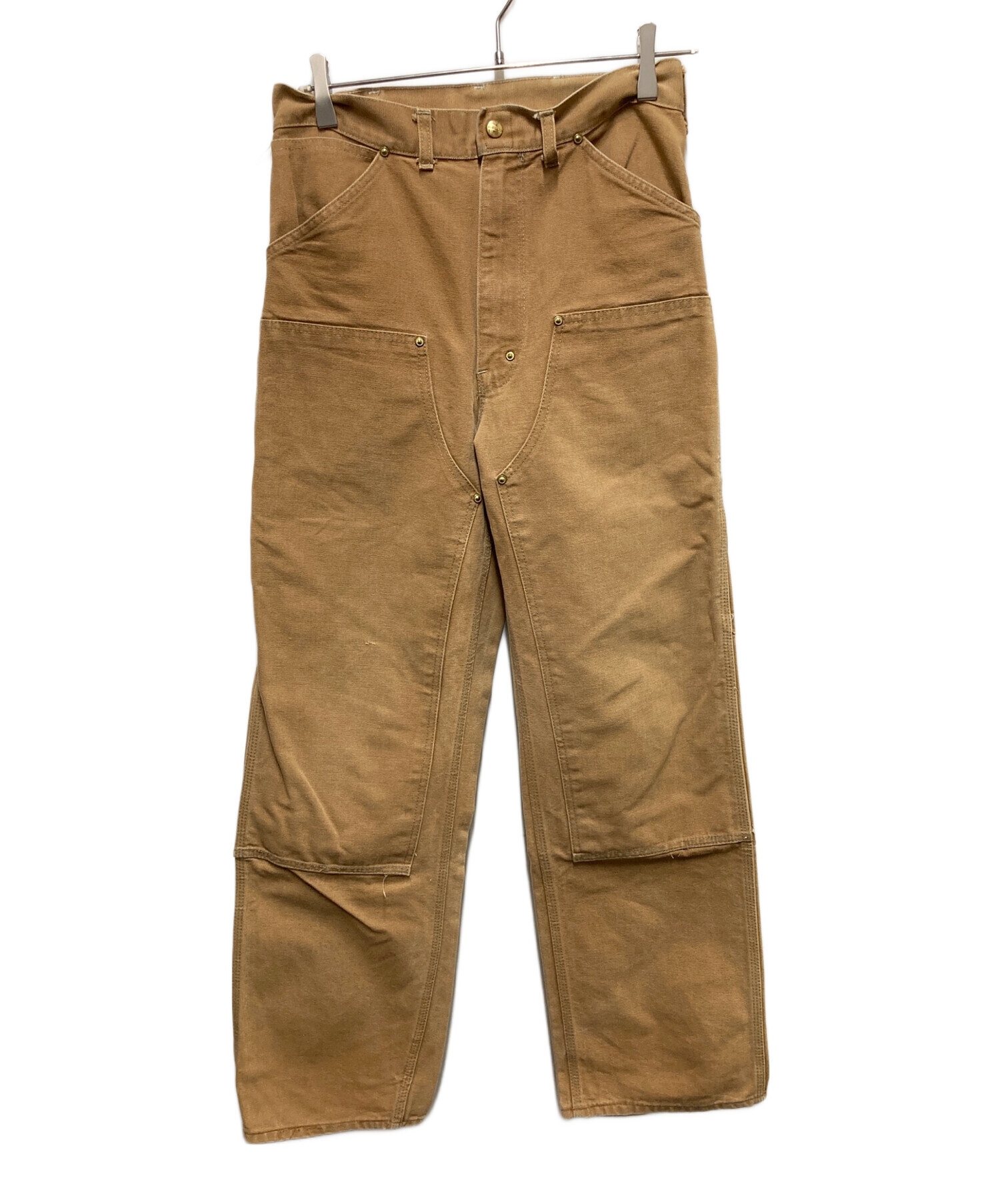 80s USA Carhart ダブルニー ダックワークパンツ 中古・古着通販】CarHartt (カーハート) 80Sダックダブルニーパンツ