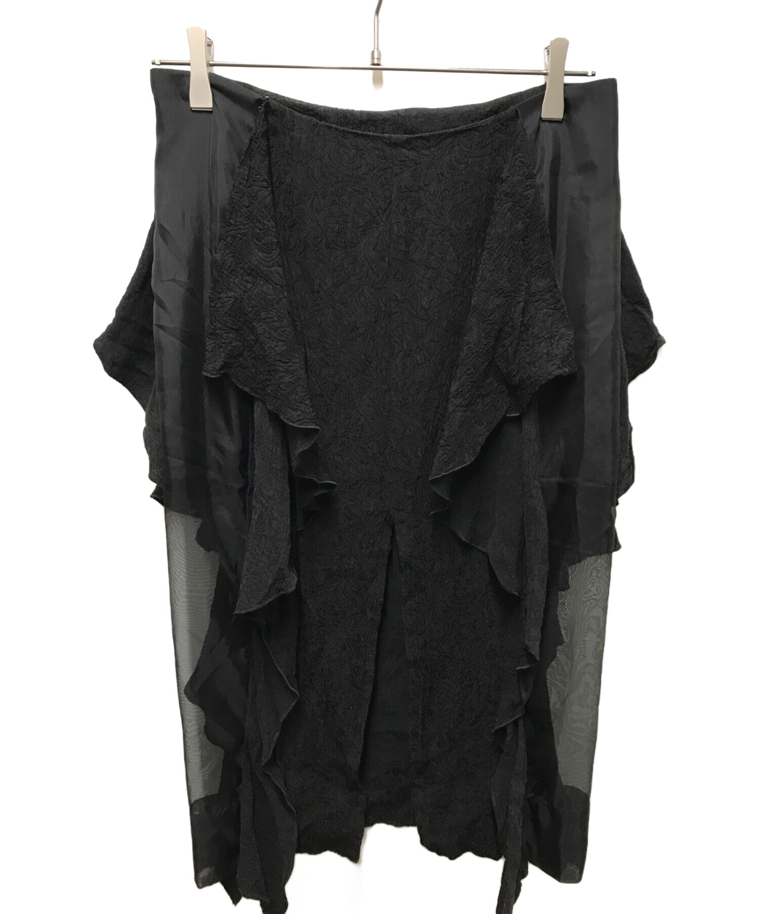 新品fetico Botanical Jacquard Ruffle Skirt 中古・古着通販】FETICO (フェティコ) Botanical Jacquard Ruffle