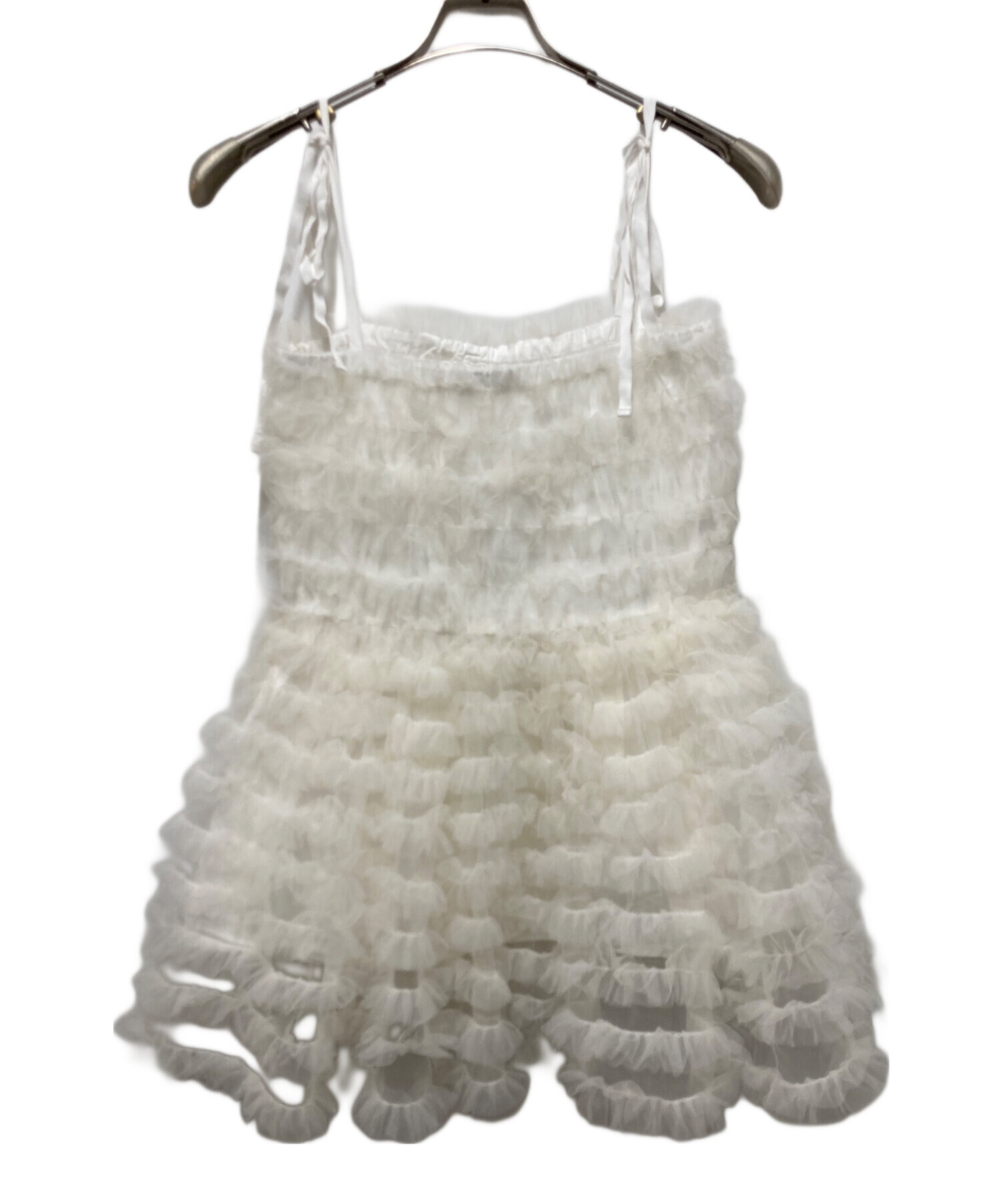 【HONEY MI HONEY】tulle frill camisole 新品 中古・古着通販】Honey mi Honey (ハニーミーハニー) tulle frill