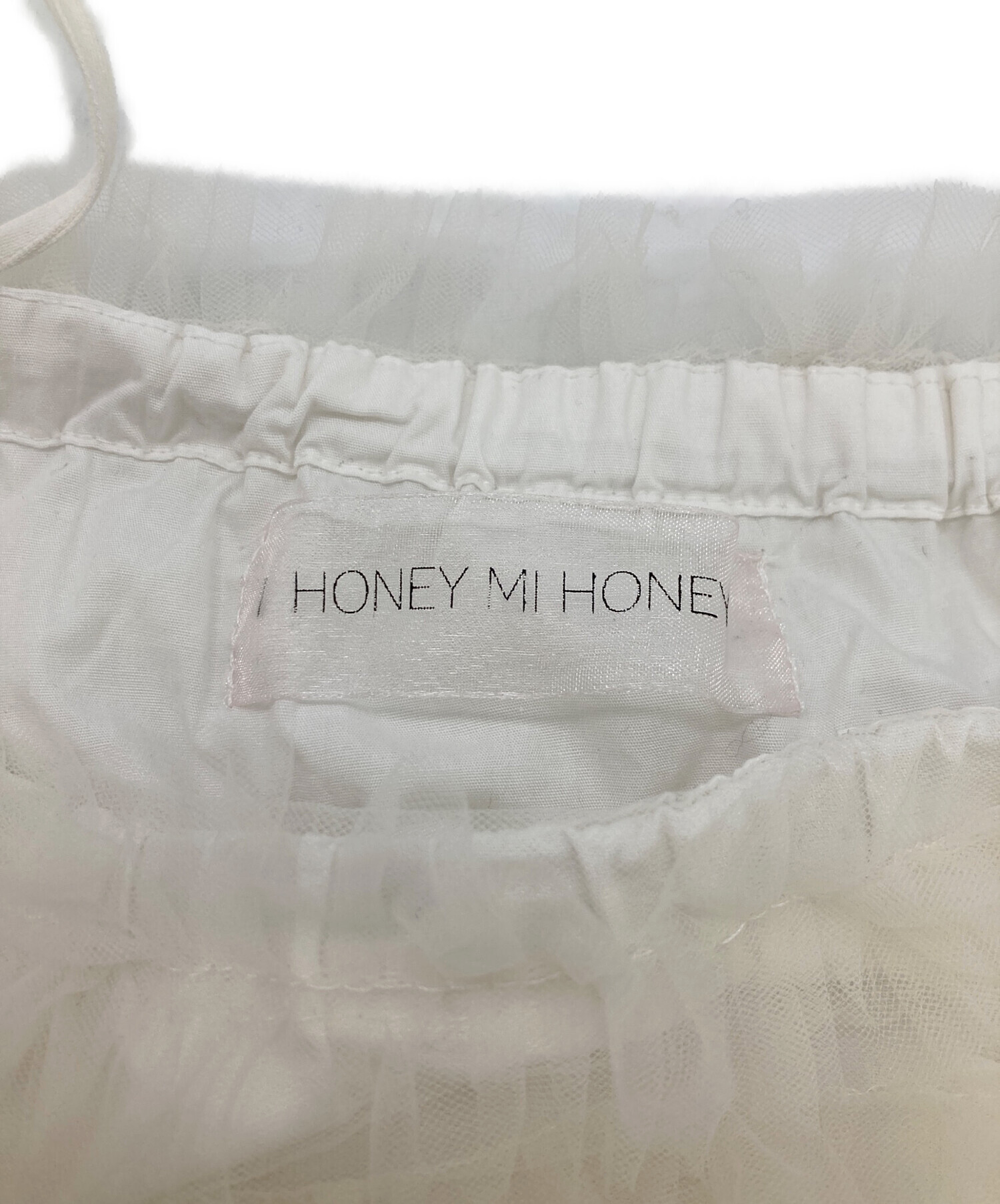 中古・古着通販】Honey mi Honey (ハニーミーハニー) tulle frill