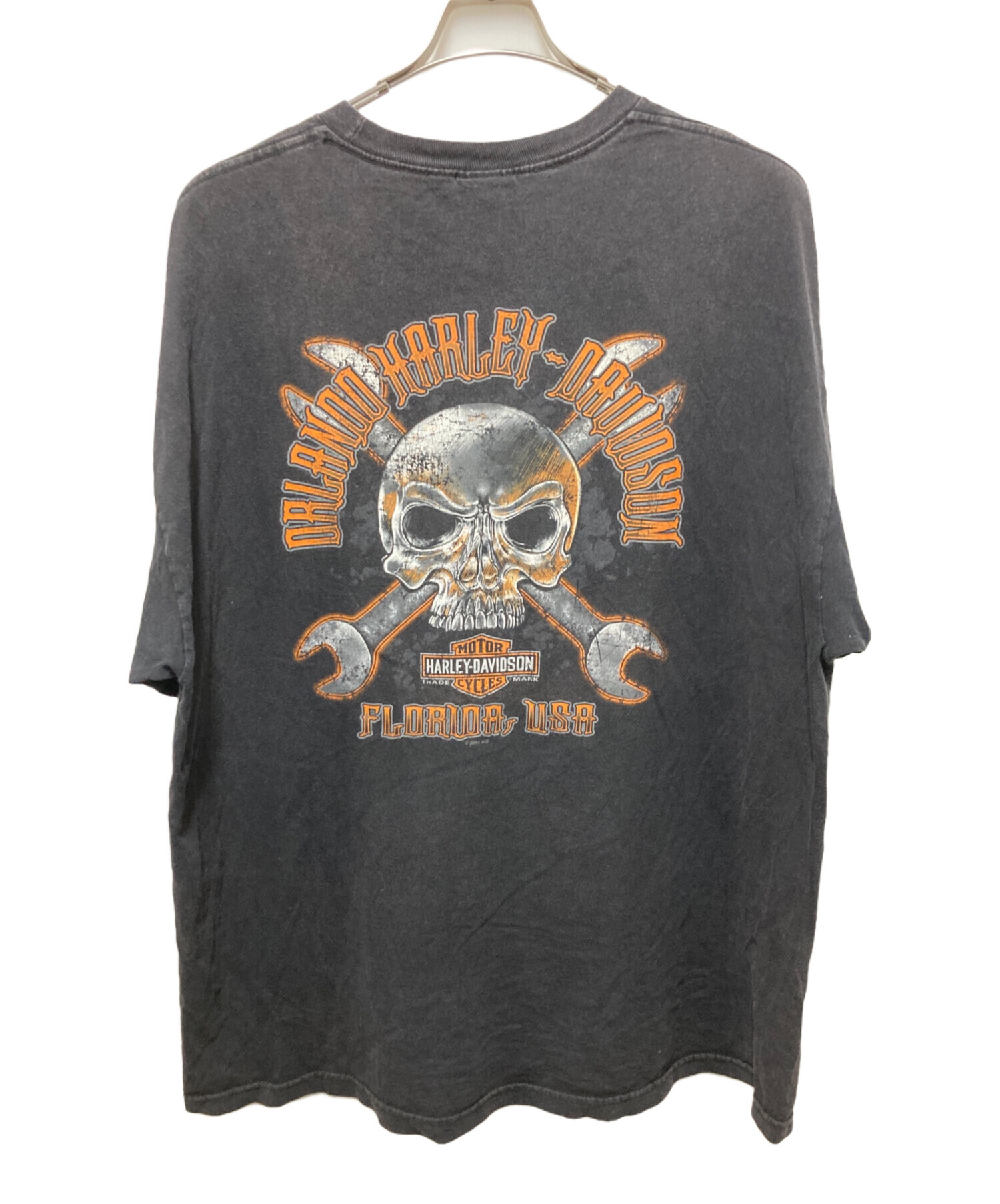 中古・古着通販】HARLEY-DAVIDSON (ハーレーダビッドソン) 両面スカル
