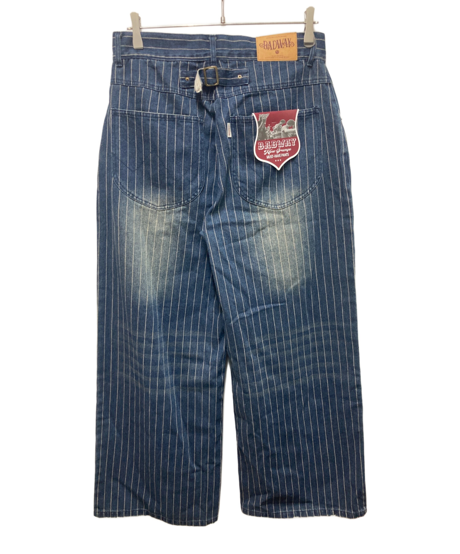 中古・古着通販】BADWAY (バッドウェイ) Grunge stripe denim