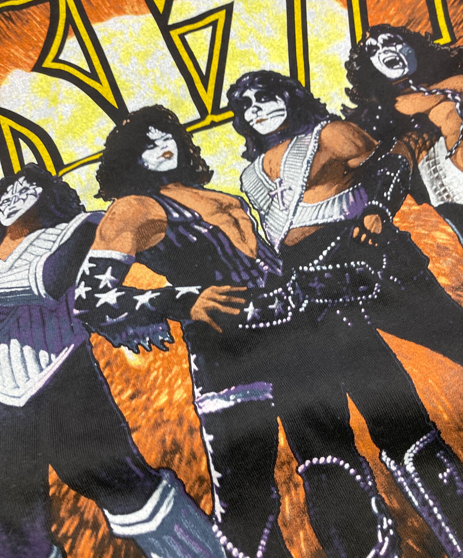 KISS Tシャツ Lサイズ PYRAMID製 中古・古着通販】PYRAMID (ピラミッド) 90sバンドプリントTシャツ