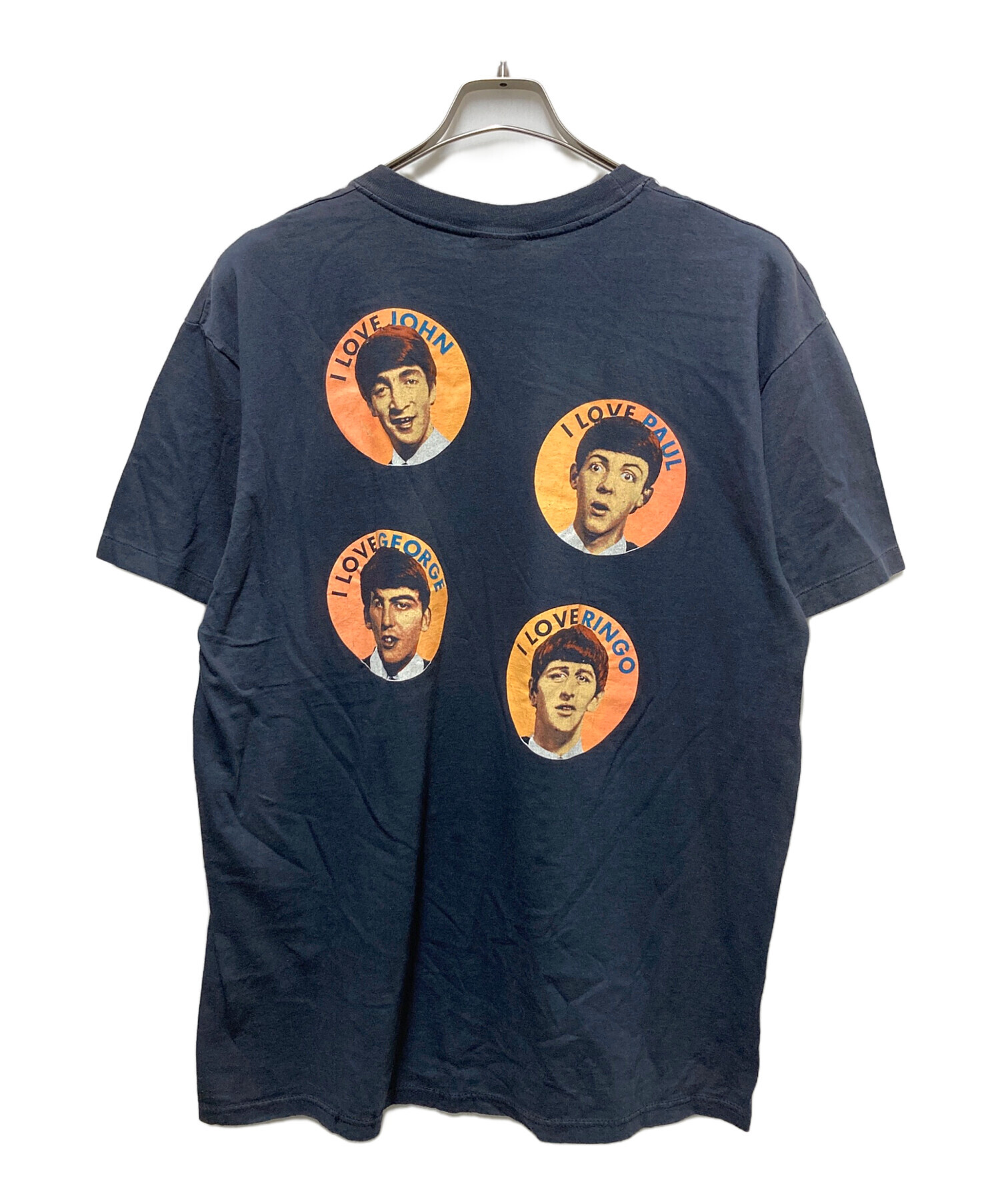 中古・古着通販】Hanes (ヘインズ) 90sバンドプリントTシャツ ブラック