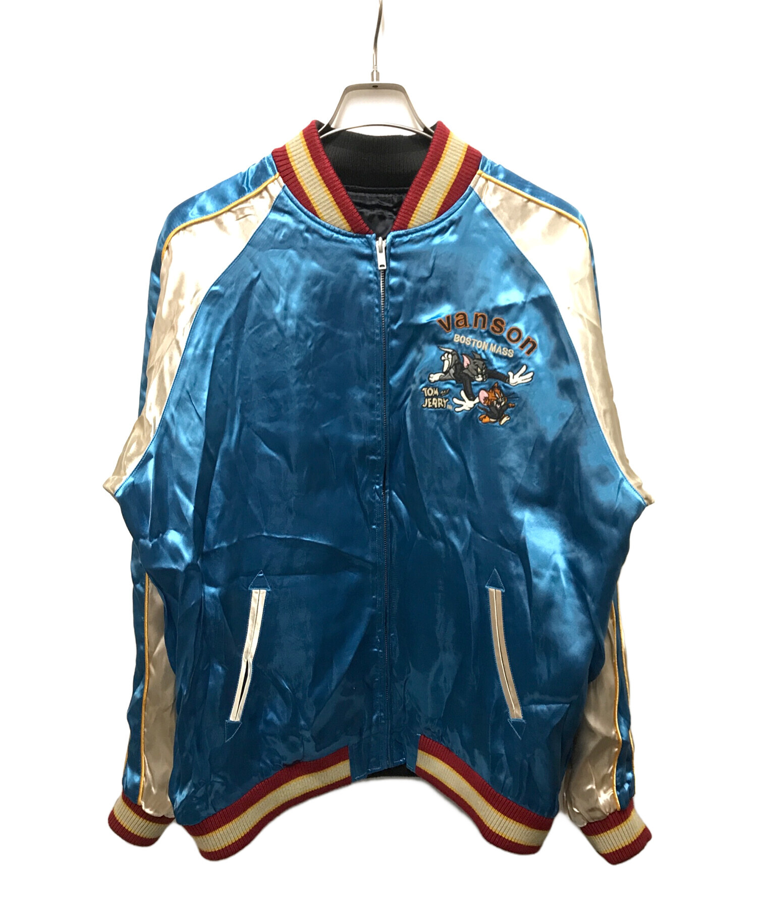 ［中古品］vanson バンソン　トムとジェリー　スカジャン　XXL 中古・古着通販】VANSON (バンソン) Tom&Jerry (トムトジェリー) トム
