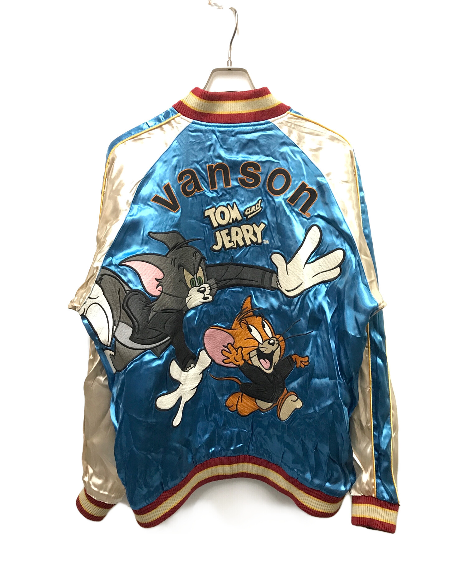 ［中古品］vanson バンソン　トムとジェリー　スカジャン　XXL 中古・古着通販】VANSON (バンソン) Tom&Jerry (トムトジェリー) トム