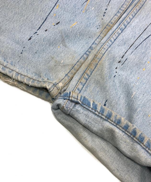 中古・古着通販】LEVI'S (リーバイス) ペイントリメイクデニムパンツ