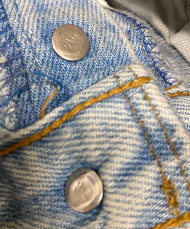 中古・古着通販】LEVI'S (リーバイス) ペイントリメイクデニムパンツ