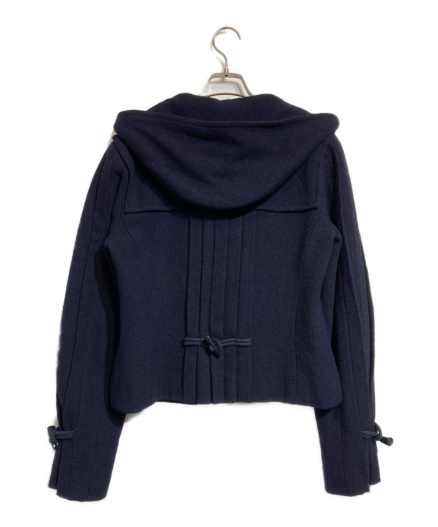 中古・古着通販】CHANEL (シャネル) ショートダッフルコート ネイビー