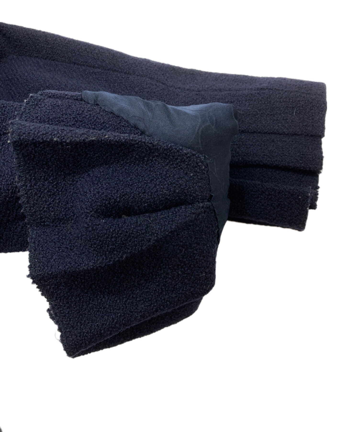 中古・古着通販】CHANEL (シャネル) ショートダッフルコート ネイビー